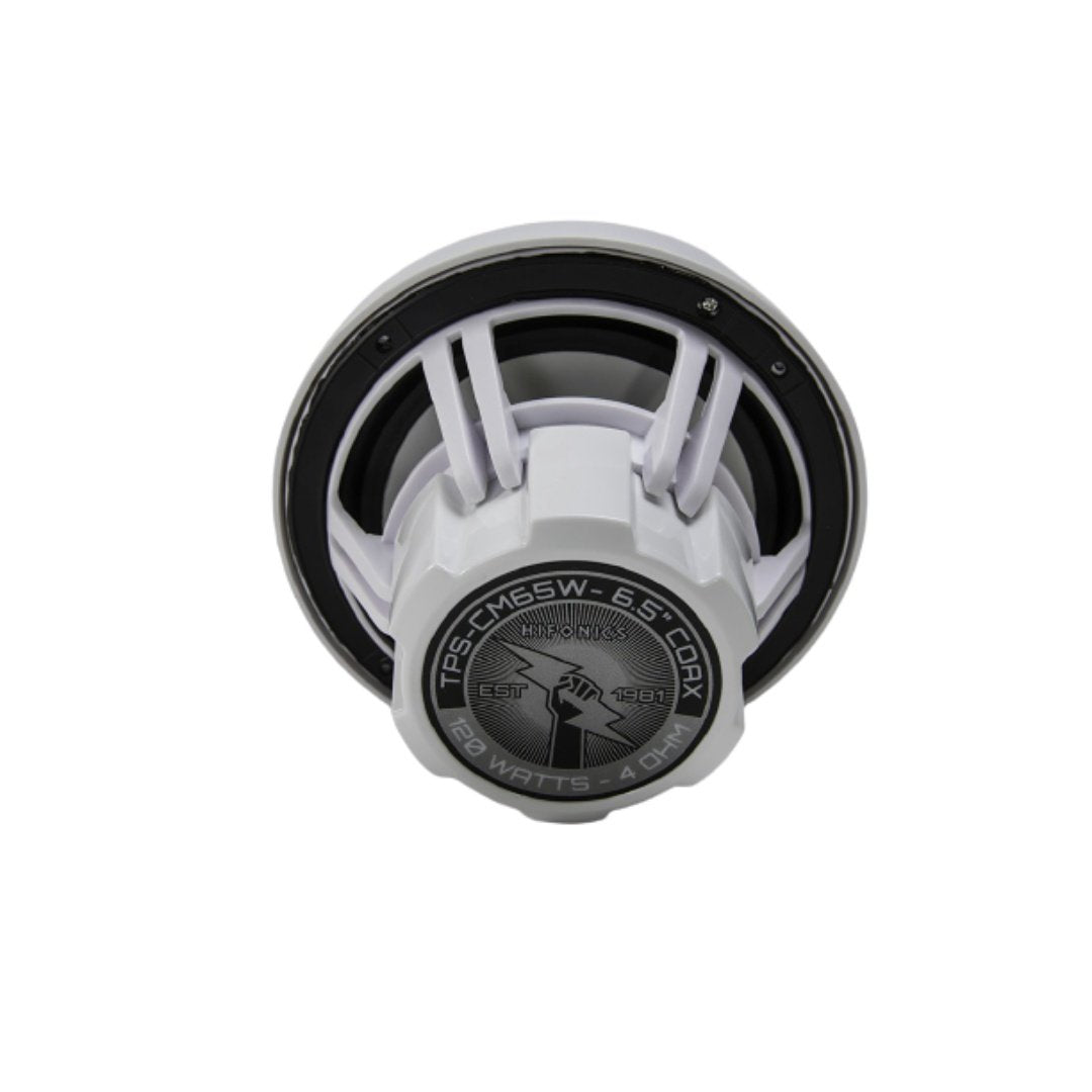Hifonics TPS-CM65W, 6.5" Marine Speaker with Integarated Tweeter - White