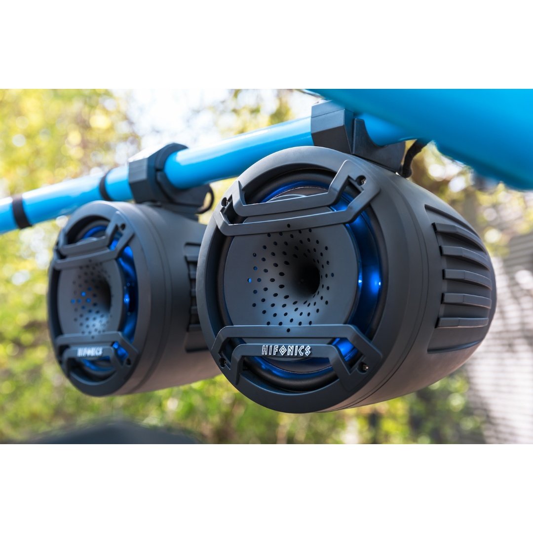Hifonics TPS-CP80, 8" Marine Coincident Compression Horn Wake Tower Speaker
