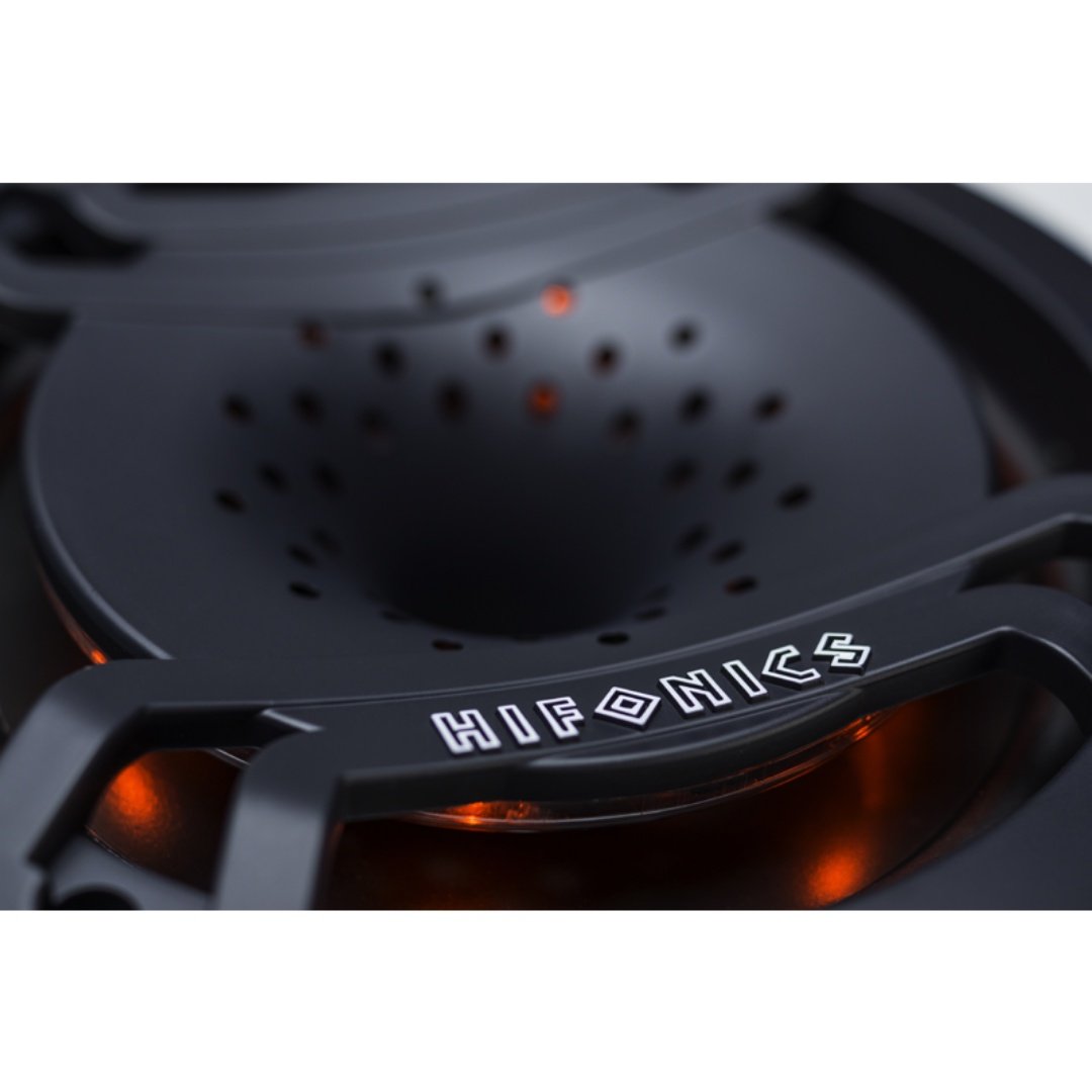 Hifonics TPS-CX65, 6.5" Marine Coincident Compression Horn Speaker 2 Color Illuminated Pair