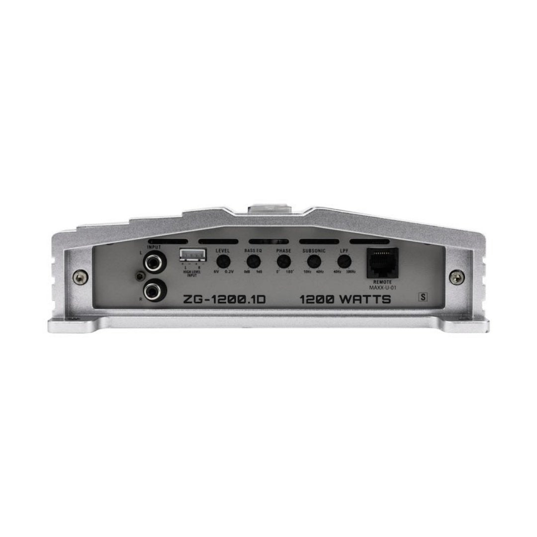 Hifonics ZG-1200.1D, Zuez Gamma Class D Monoblock Subwoofer Amplifier, 1200W