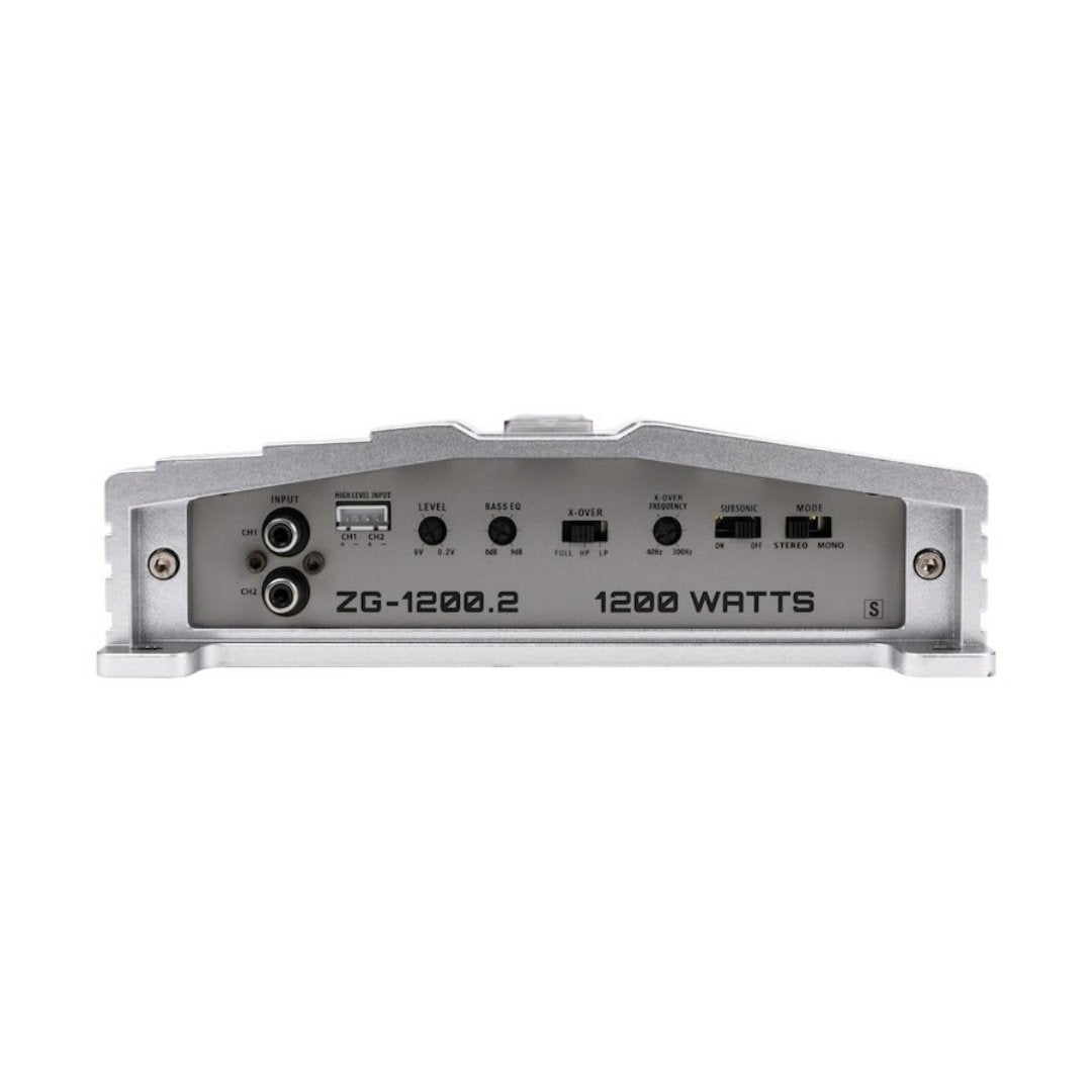 Hifonics ZG-1200.2, Zuez Gamma 2 Channel Amplifier, 1200W