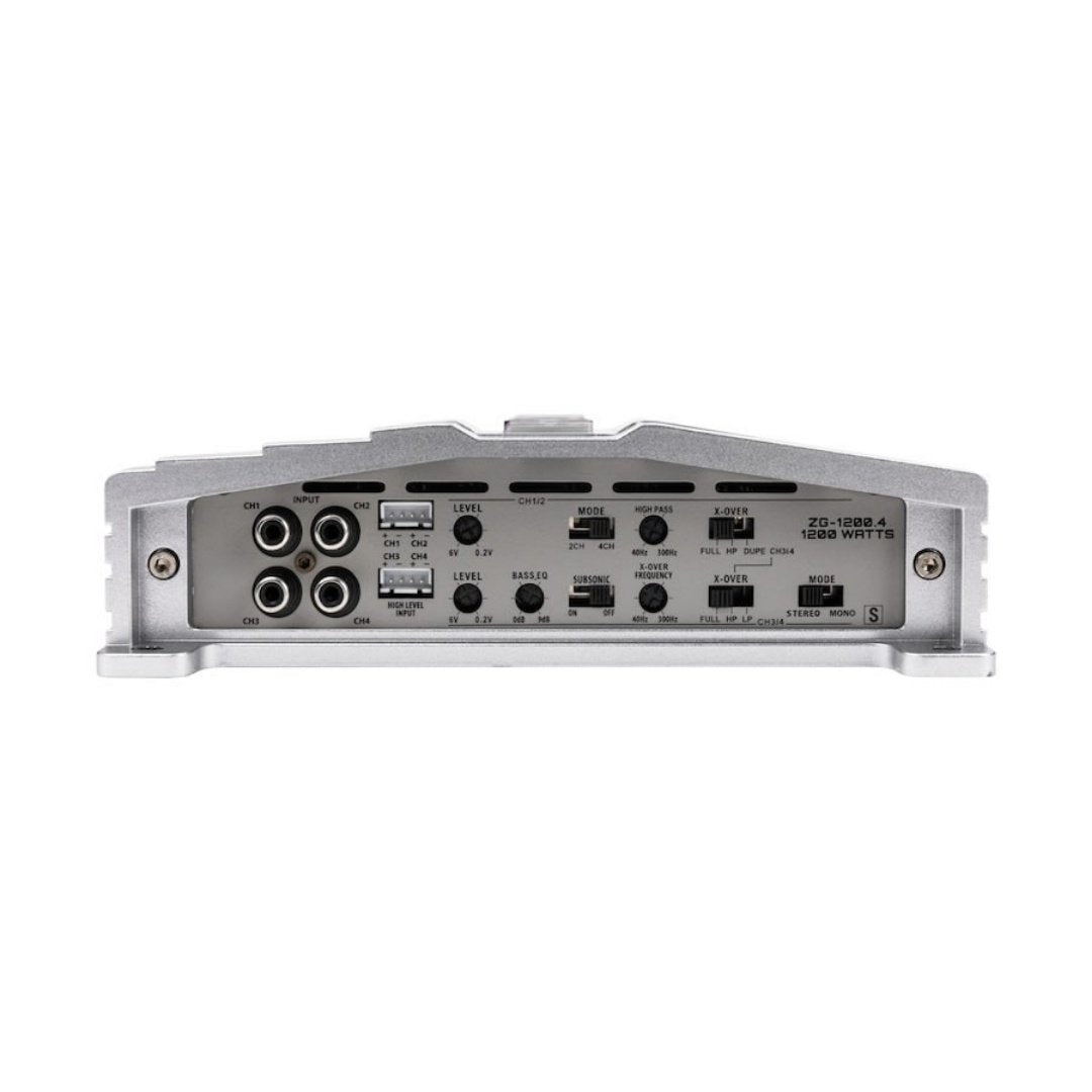 Hifonics ZG-1200.4, Zuez Gamma 4 Channel Amplifier, 1200W