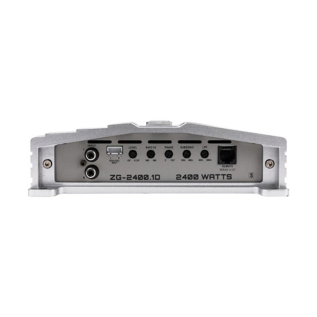 Hifonics ZG-2400.1D, Zuez Gamma Class D Monoblock Subwoofer Amplifier, 2400W