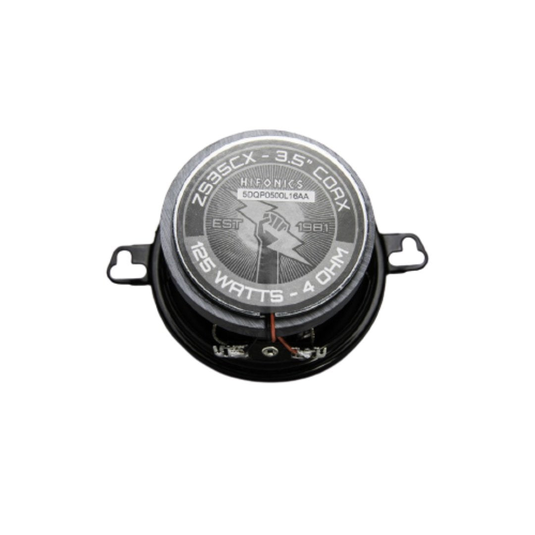 Hifonics ZS35CX, Zeus 3.5" Coaxial Speaker, 125 Watts