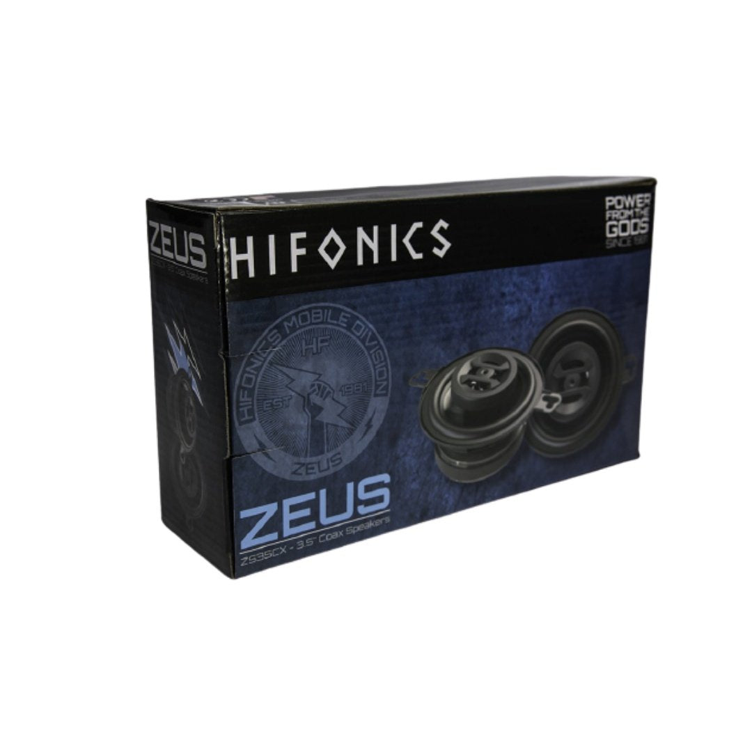 Hifonics ZS35CX, Zeus 3.5" Coaxial Speaker, 125 Watts