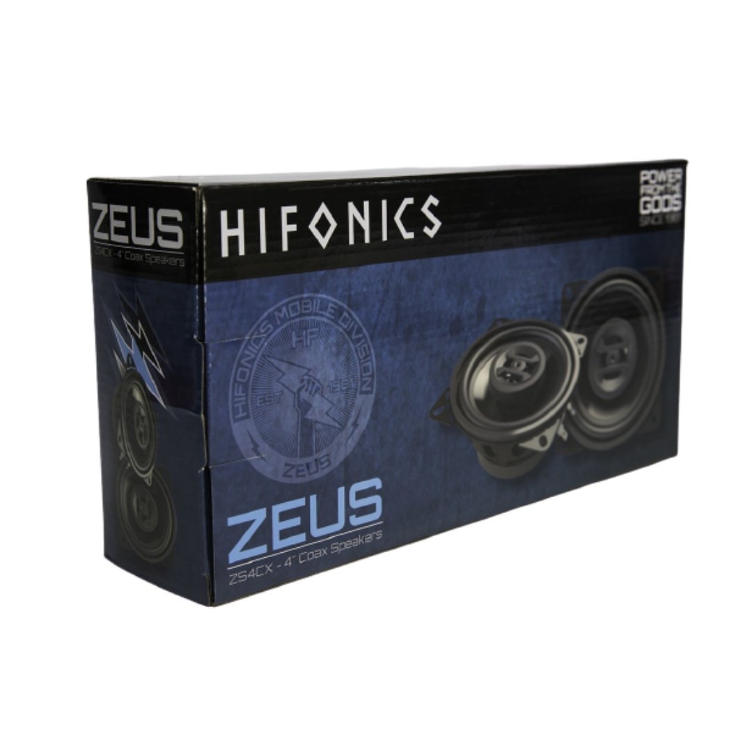 Hifonics ZS4CX, Zeus 4" Coaxial Speakers,  175 Watts