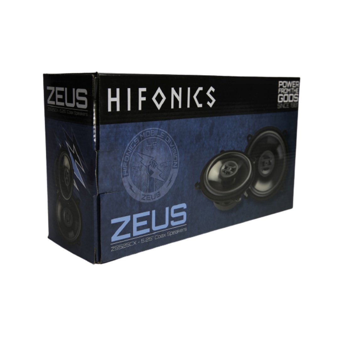 Hifonics ZS525CX, Zeus 5.25" Coaxial Speakers, 200 Watts