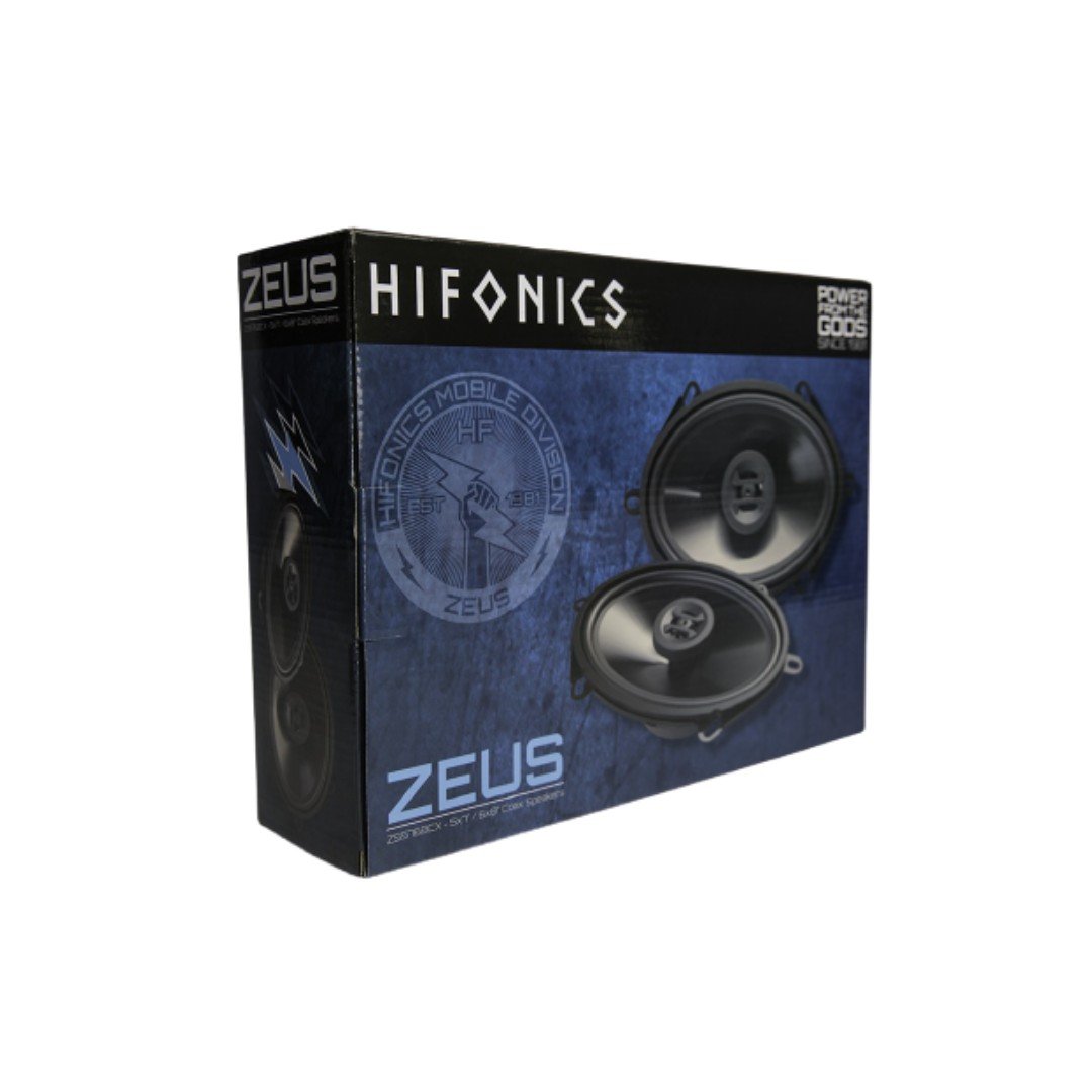 Hifonics ZS5768CX, Zeus 5x7" / 6x8" Coaxial Speakers, 250 Watts