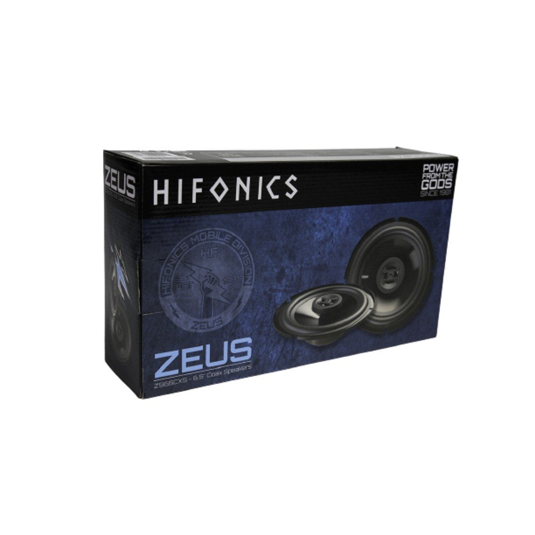 Hifonics ZS65CXS, Zeus 6.5" 2-Way Slim Mount Coaxial Speakers, 300 Watts
