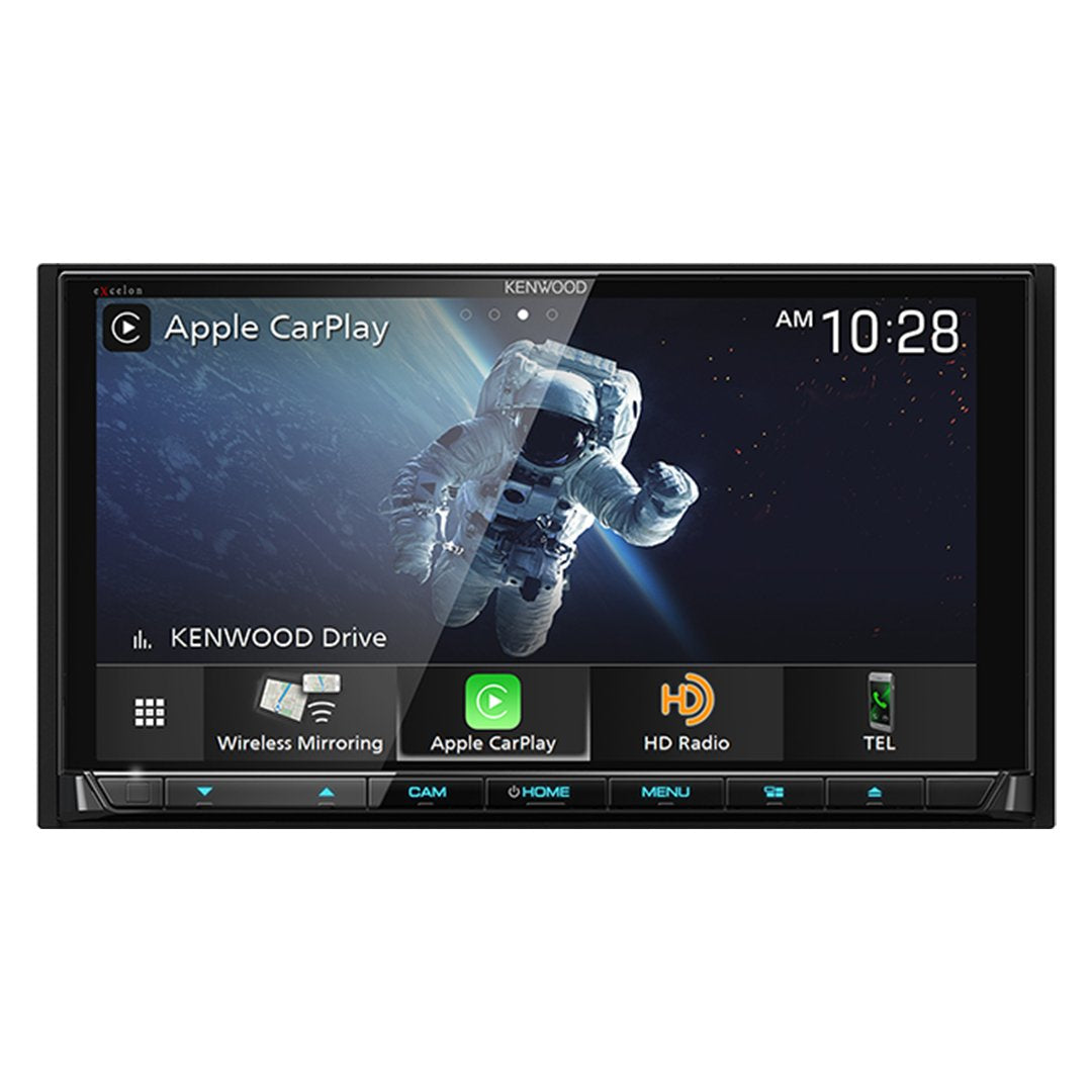 Kenwood DDX9707S, 6.95" DVD Multimedia Receiver w/ Wireless CarPlay and Android Auto