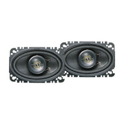 Kenwood KFC-4675C, Sport Series 4x6" 2-Way Coaxial Full Range Car Speakers, 60W