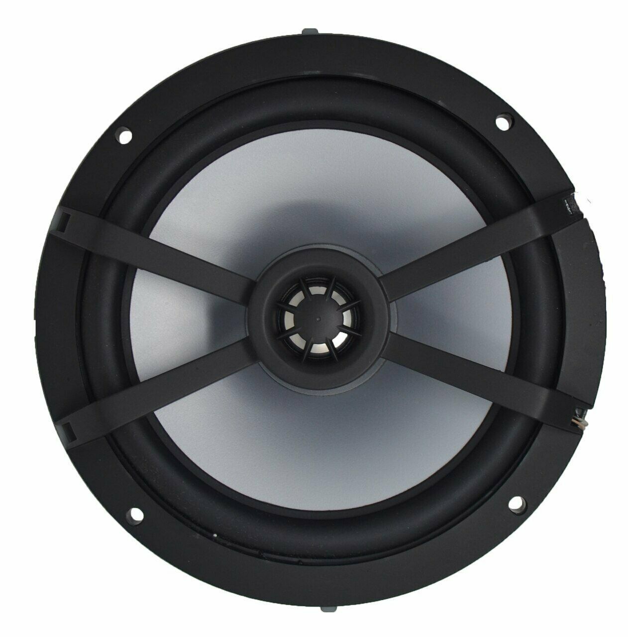 Pair of Kicker 41KM654CW 6.5" 2-Way Coaxial 4-Ohm Marine/Boat Speakers with 3/4 Inch Titanium Waterproof Tweeters - 95 Watts Peak/65 Watts RMS Each Speaker / 390 Watts Peak/130 Watts RMS Per Pair