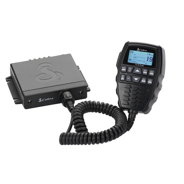 Cobra CCBR75AR01, 75 All Road Wireless 40-Channel CB Radio with Digital Noise Cancellation - Black