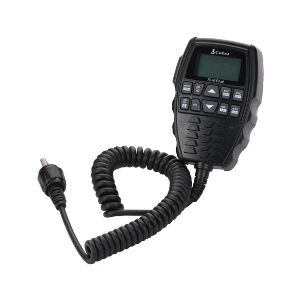 Cobra CCBR75AR01, 75 All Road Wireless 40-Channel CB Radio with Digital Noise Cancellation - Black