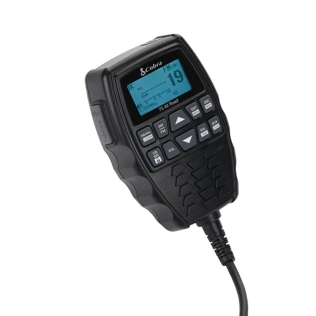 Cobra CCBR75AR01, 75 All Road Wireless 40-Channel CB Radio with Digital Noise Cancellation - Black