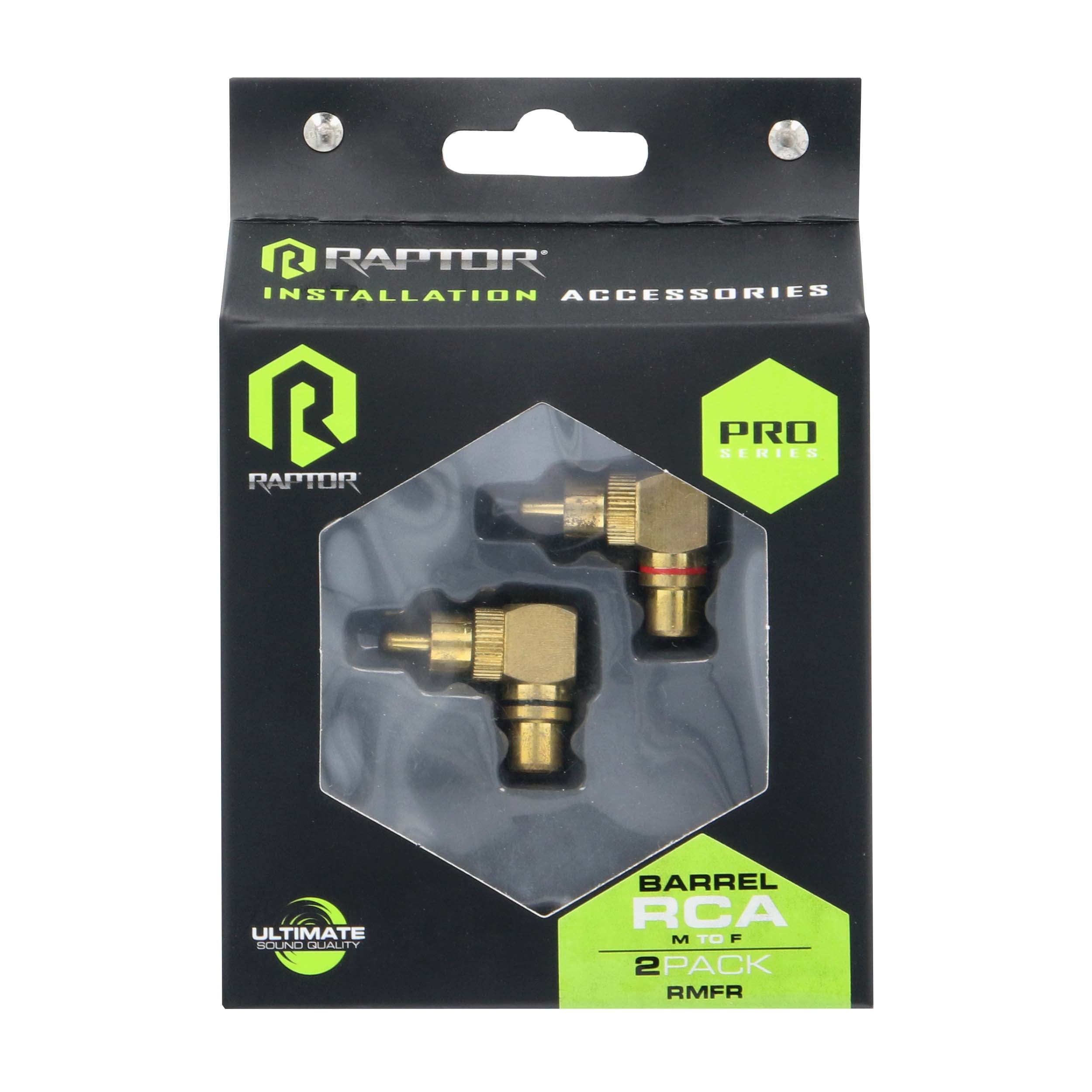 Raptor RMFR, (2)RCA Barrel M-F 90°Angle