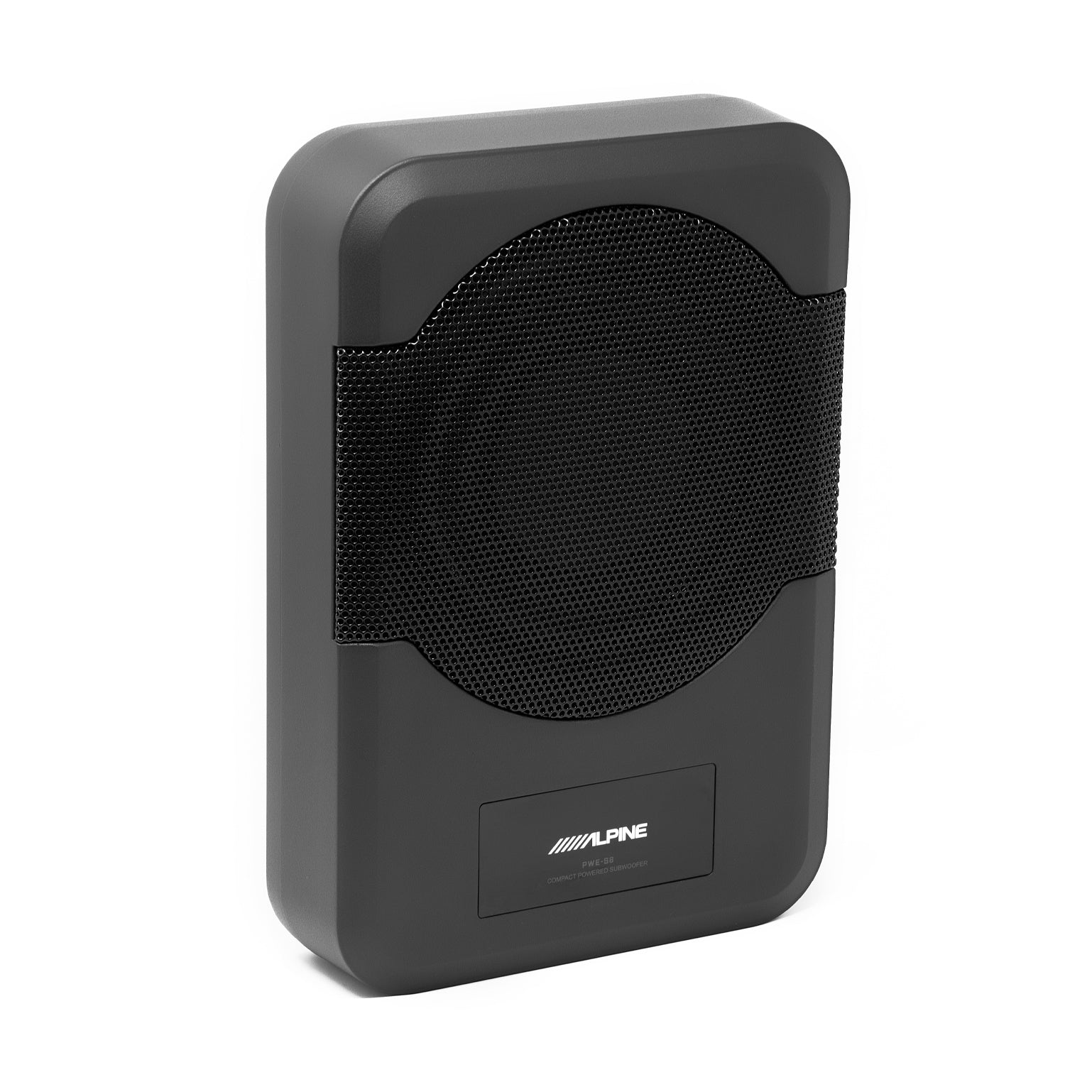 Alpine PWE-S8, Compact Shallow Mount Powered 8" Subwoofer (OB)
