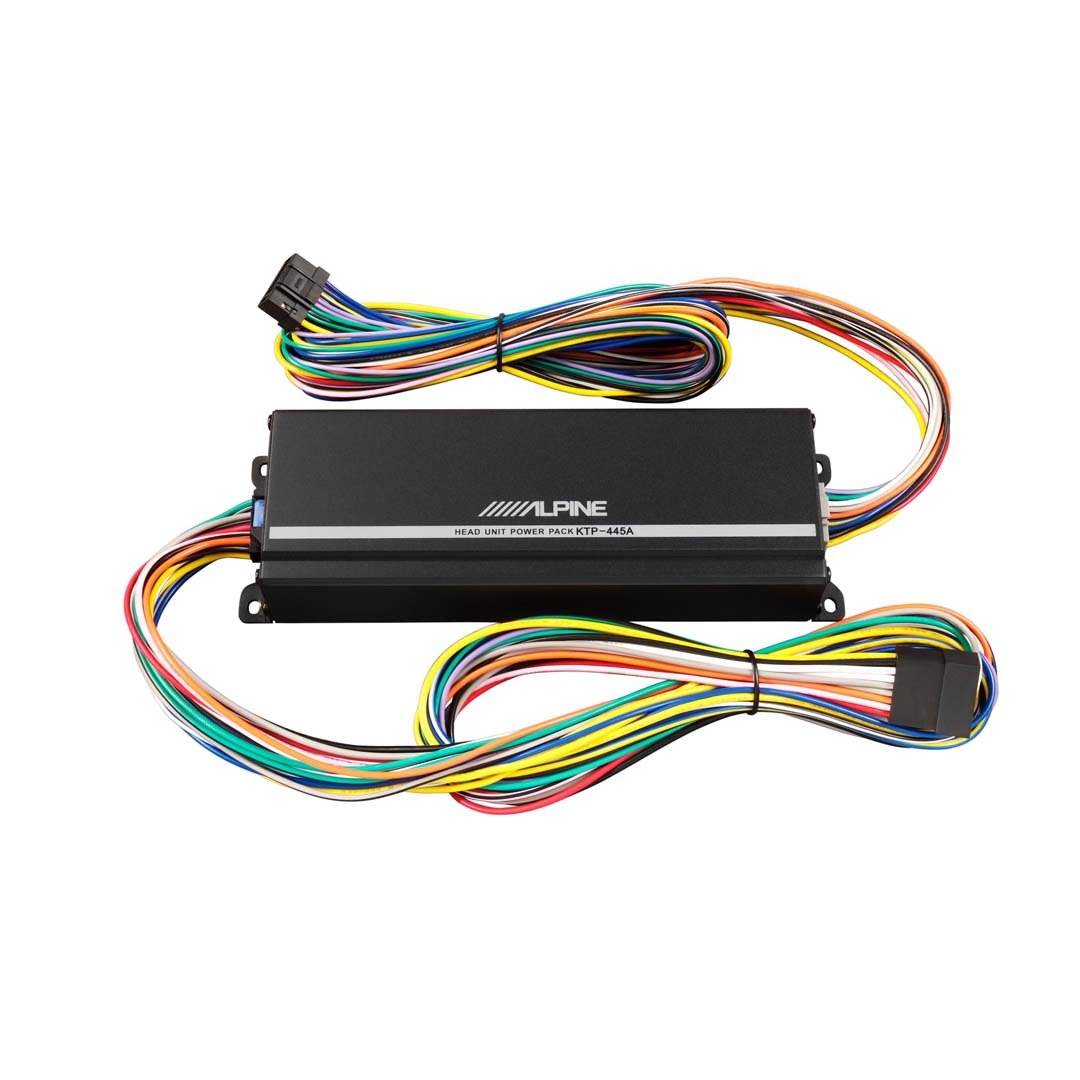 Alpine KTP-445A, Power Pack 4 Channel Amplifier for Alpine Receiver - 180 Watts (OB)