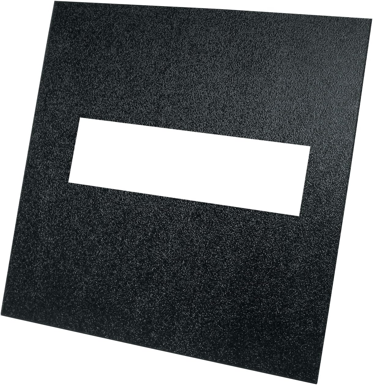American International ABS1200D, ABS Sheet 12"x 12" x 1/8", Textured Frontsmooth Back with DIN Cut-Out