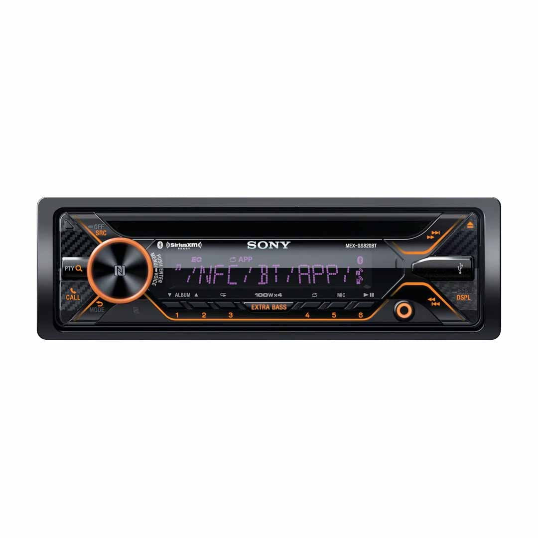 Sony MEX-GS820BT, Single Din CD/AM/FM Car Stereo Bluetooth Receiver (OB)