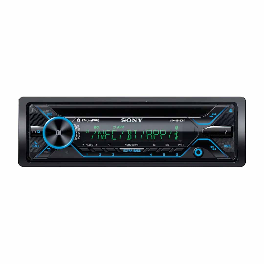 Sony MEX-GS820BT, Single Din CD/AM/FM Car Stereo Bluetooth Receiver (OB)