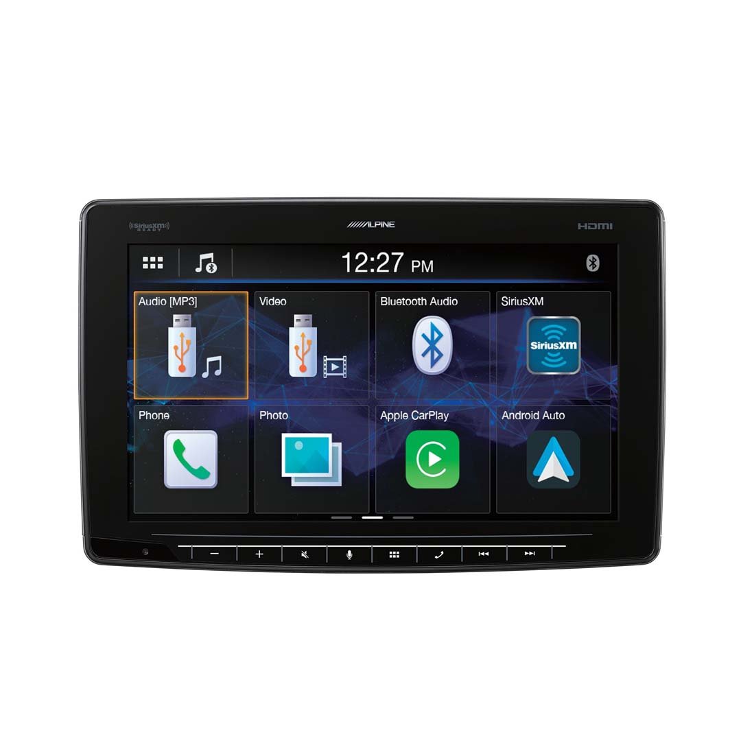 Alpine iLX-F411, Halo 11" Digital Media Receiver w/ CarPlay & Android Auto (OB)