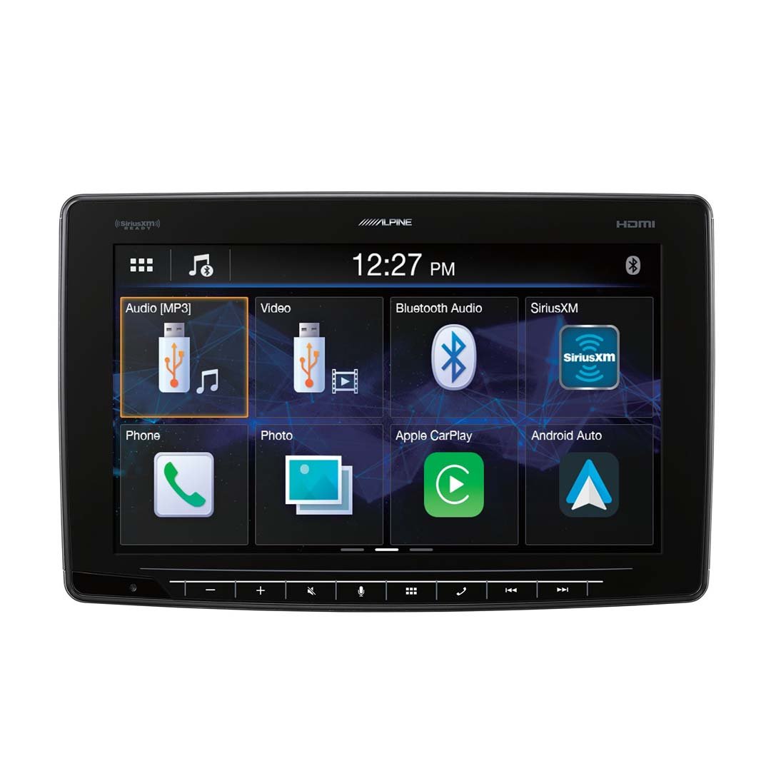 Alpine iLX-F411, Halo 11" Digital Media Receiver w/ CarPlay & Android Auto (OB)