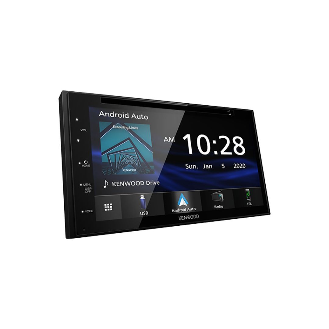 Kenwood DDX5707S, 6.8" Double Din DVD Receiver w/ CarPlay & Android Auto (OB)