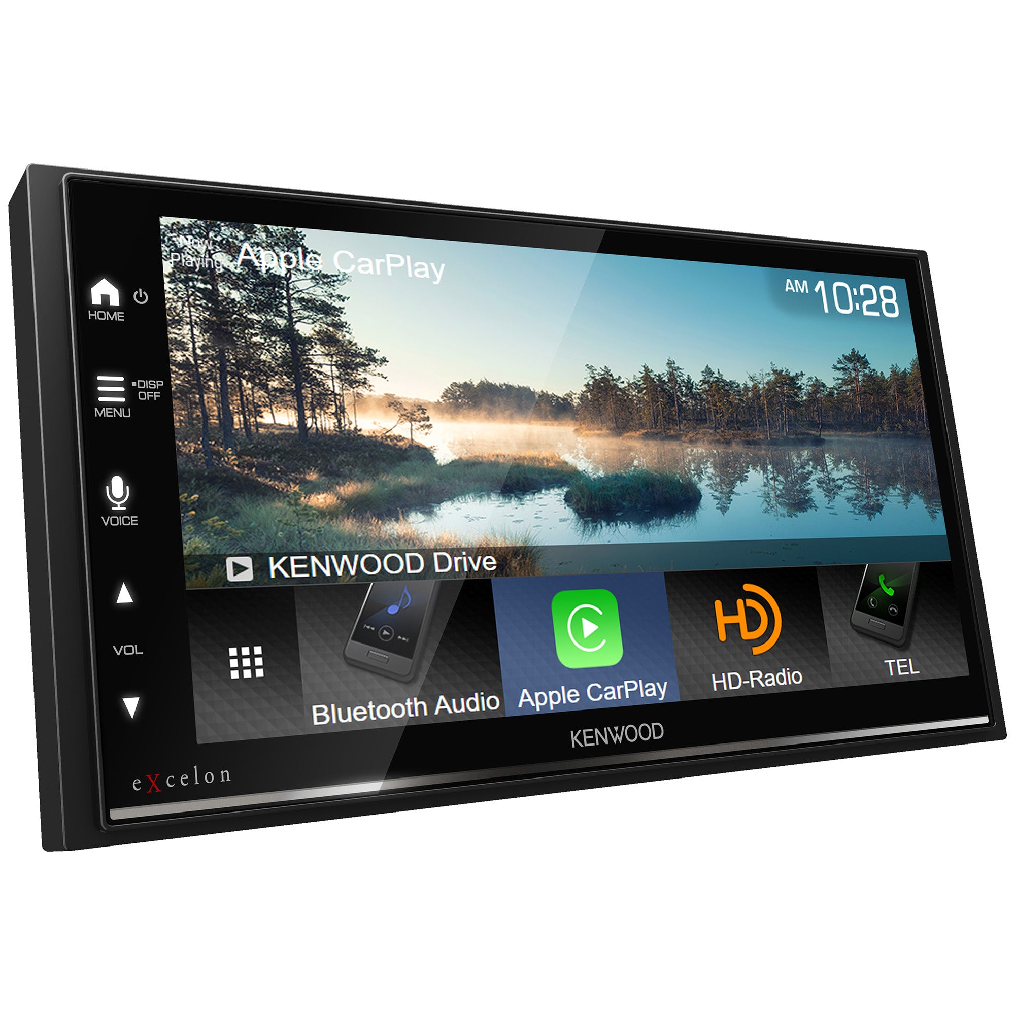 Kenwood DMX709S, eXcelon 6.8" Double DIN Multimedia Receiver w/ CarPlay & Android Auto (Does Not Play CDs)