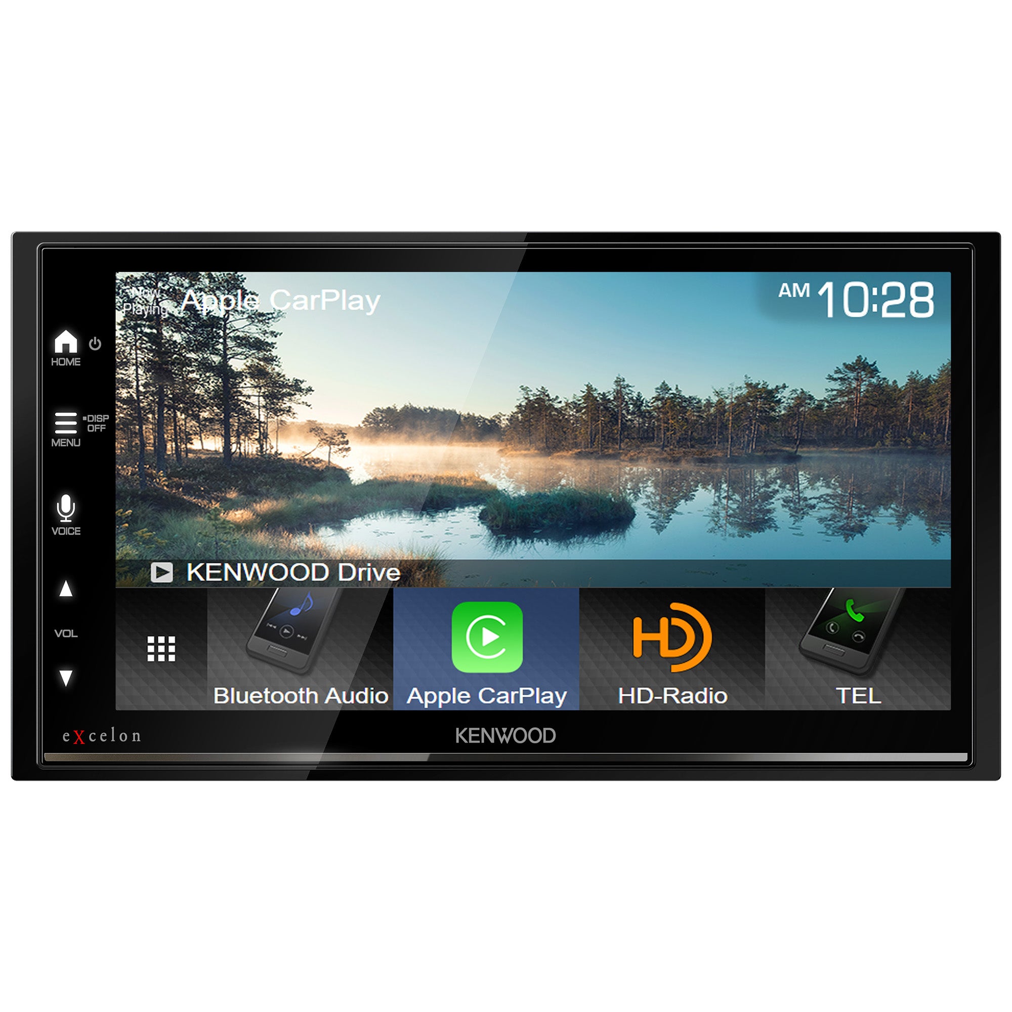 Kenwood DMX709S, eXcelon 6.8" Double DIN Multimedia Receiver w/ CarPlay & Android Auto (Does Not Play CDs)