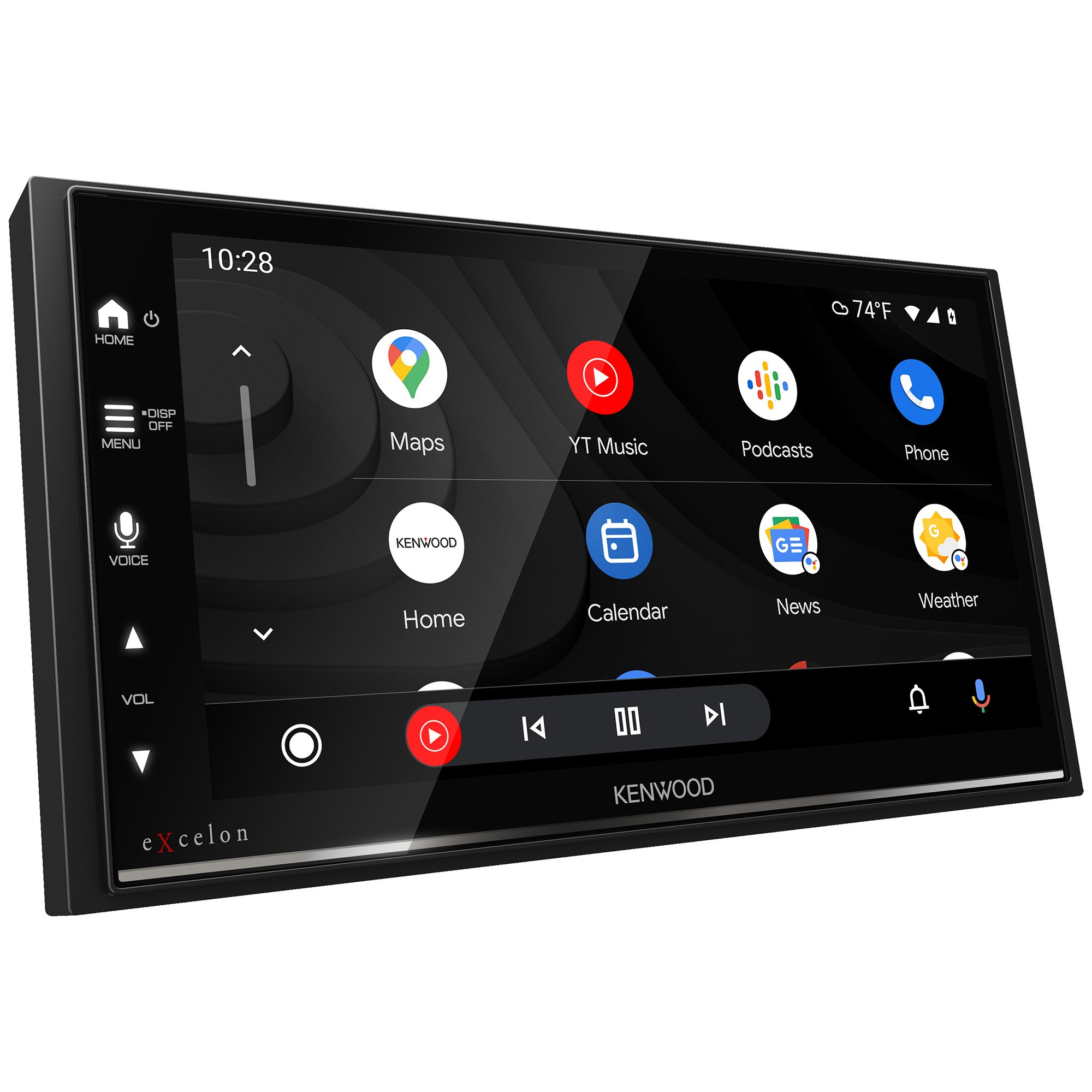Kenwood DMX709S, eXcelon 6.8" Double DIN Multimedia Receiver w/ CarPlay & Android Auto (Does Not Play CDs)