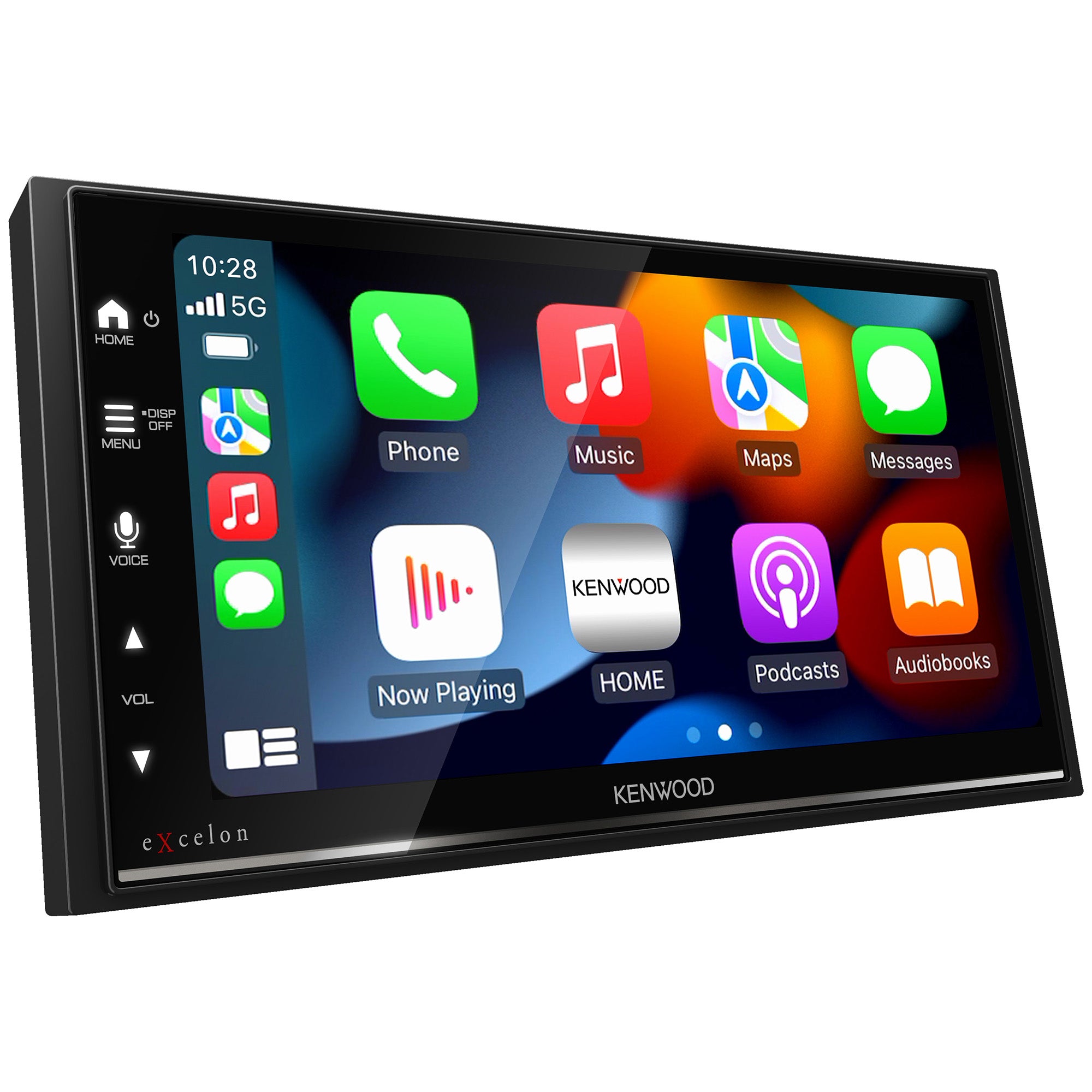 Kenwood DMX709S, eXcelon 6.8" Double DIN Multimedia Receiver w/ CarPlay & Android Auto (Does Not Play CDs)