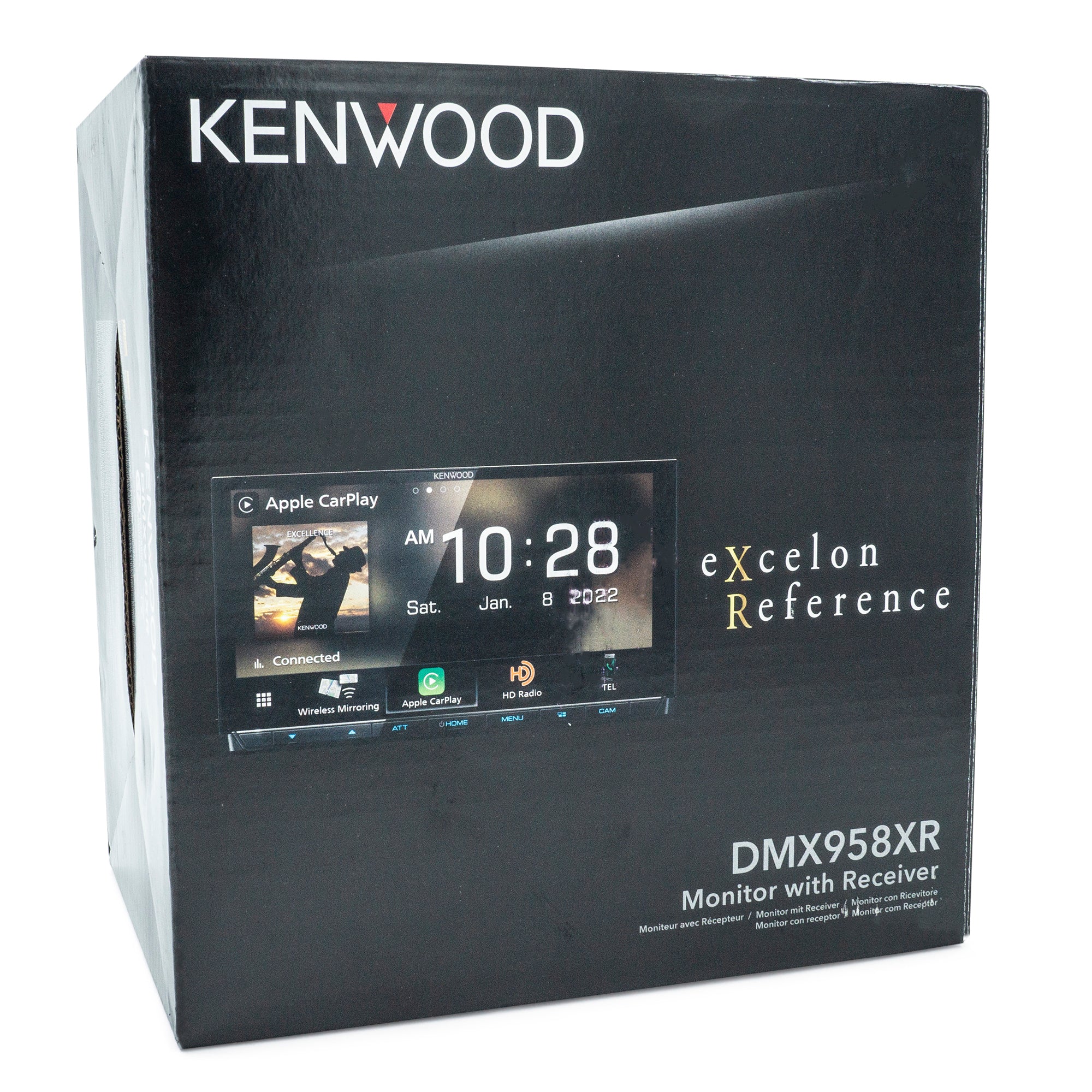 Kenwood DMX958XR, eXcelon 6.8" Double Din Multimedia Receiver w/ Apple CarPlay™ and Android Auto™ (Does Not Play CDs)