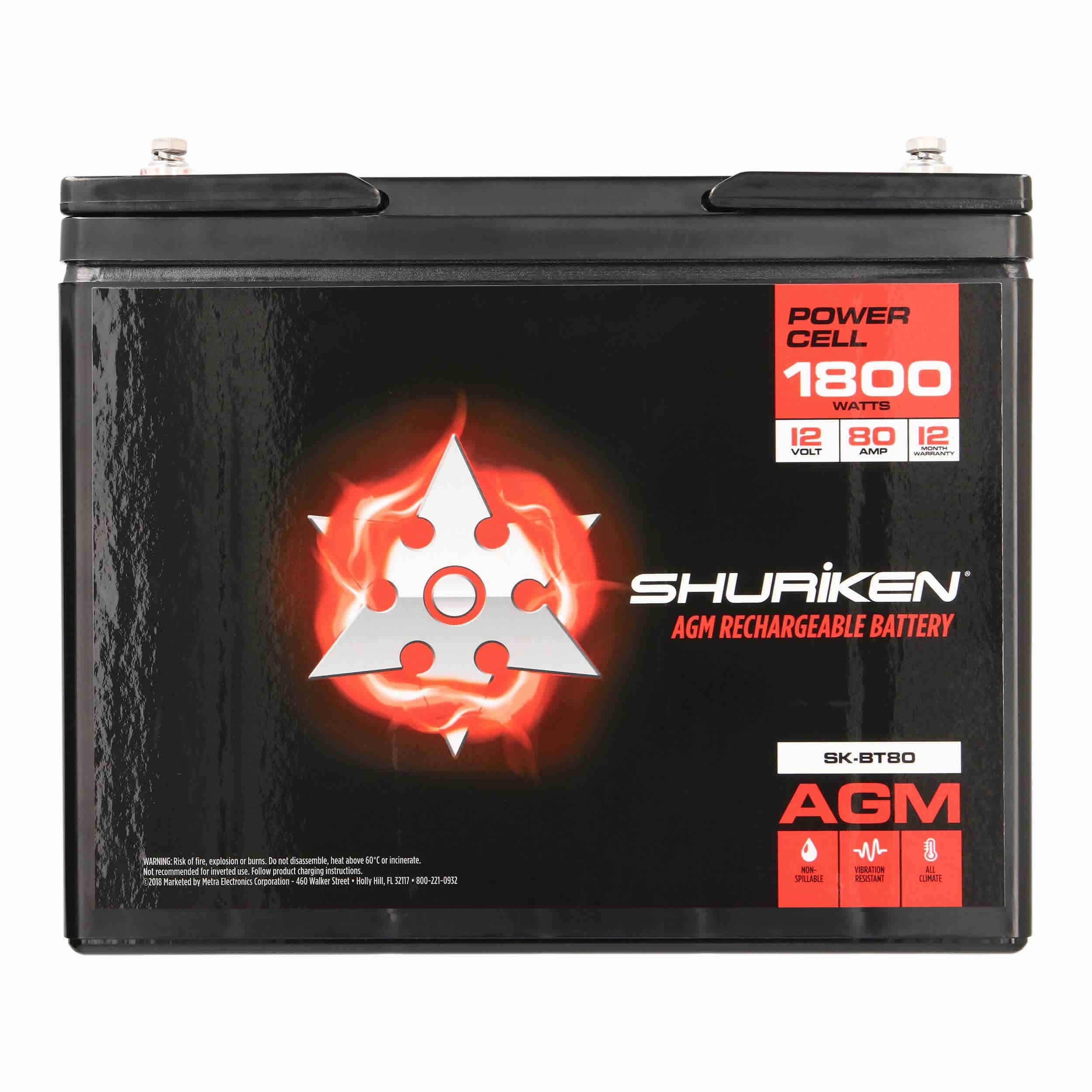 Shuriken SK-BT80, Battery '1800' 80 Amp Hour