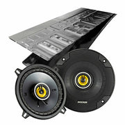 Kicker CSC54, CS Series 5.25" 2 Way Coaxial Car Speakers + Damping Kit Bundle