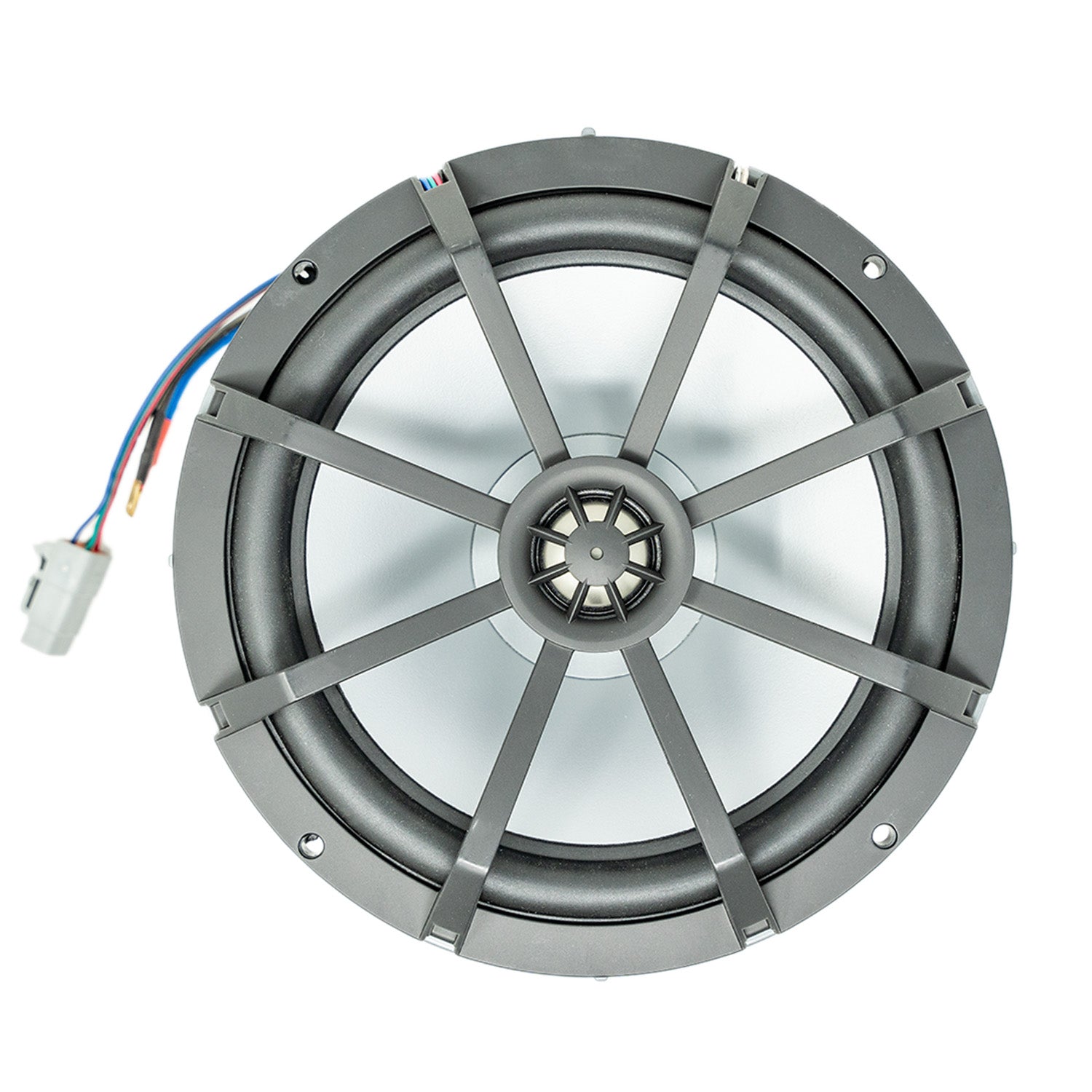 Kicker BKM84L, 8" 2-Way Marine Coaxial Speaker w/ LED