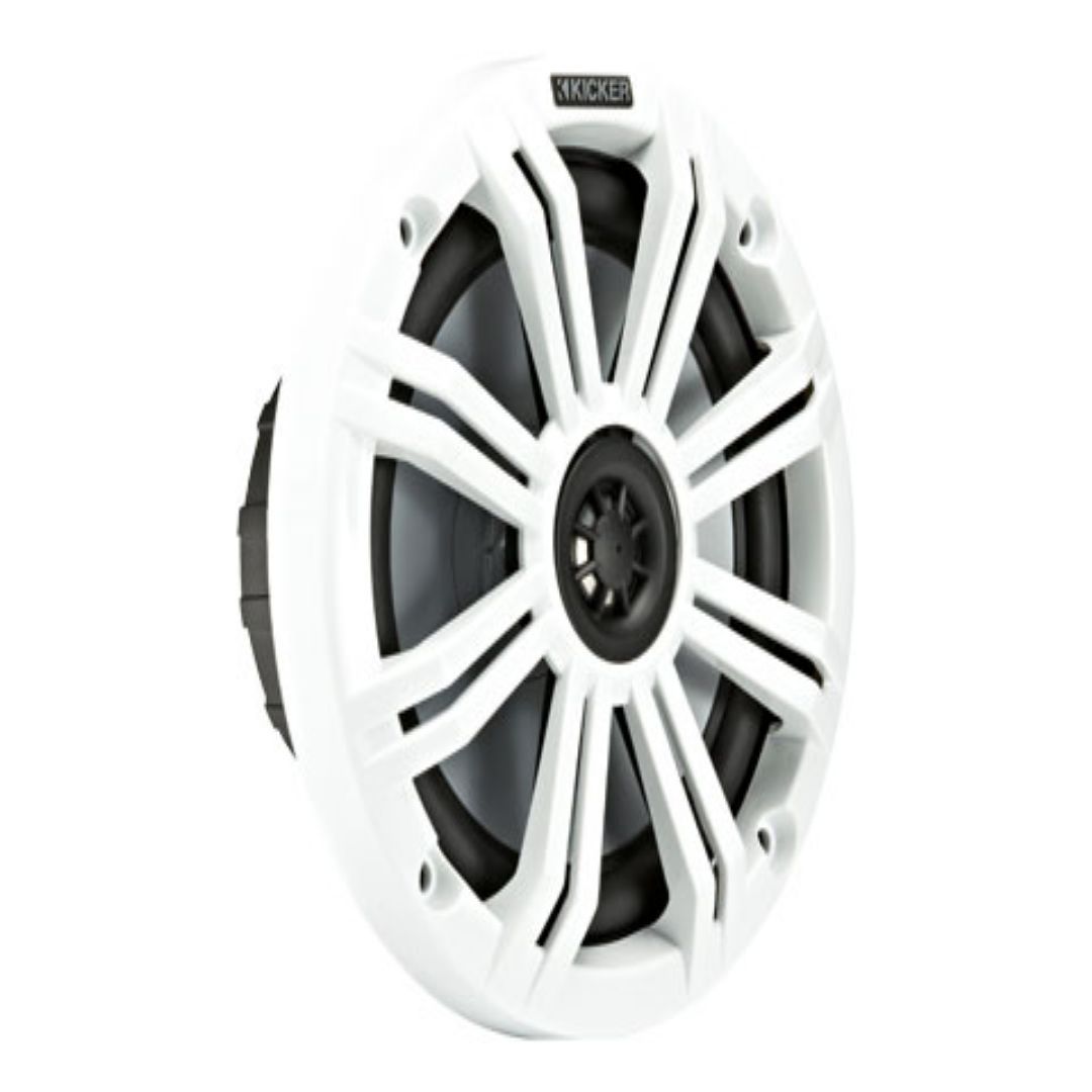 Kicker KM654, KM 6.5" Marine Speakers w/ Charcoal & White Grilles (OB)