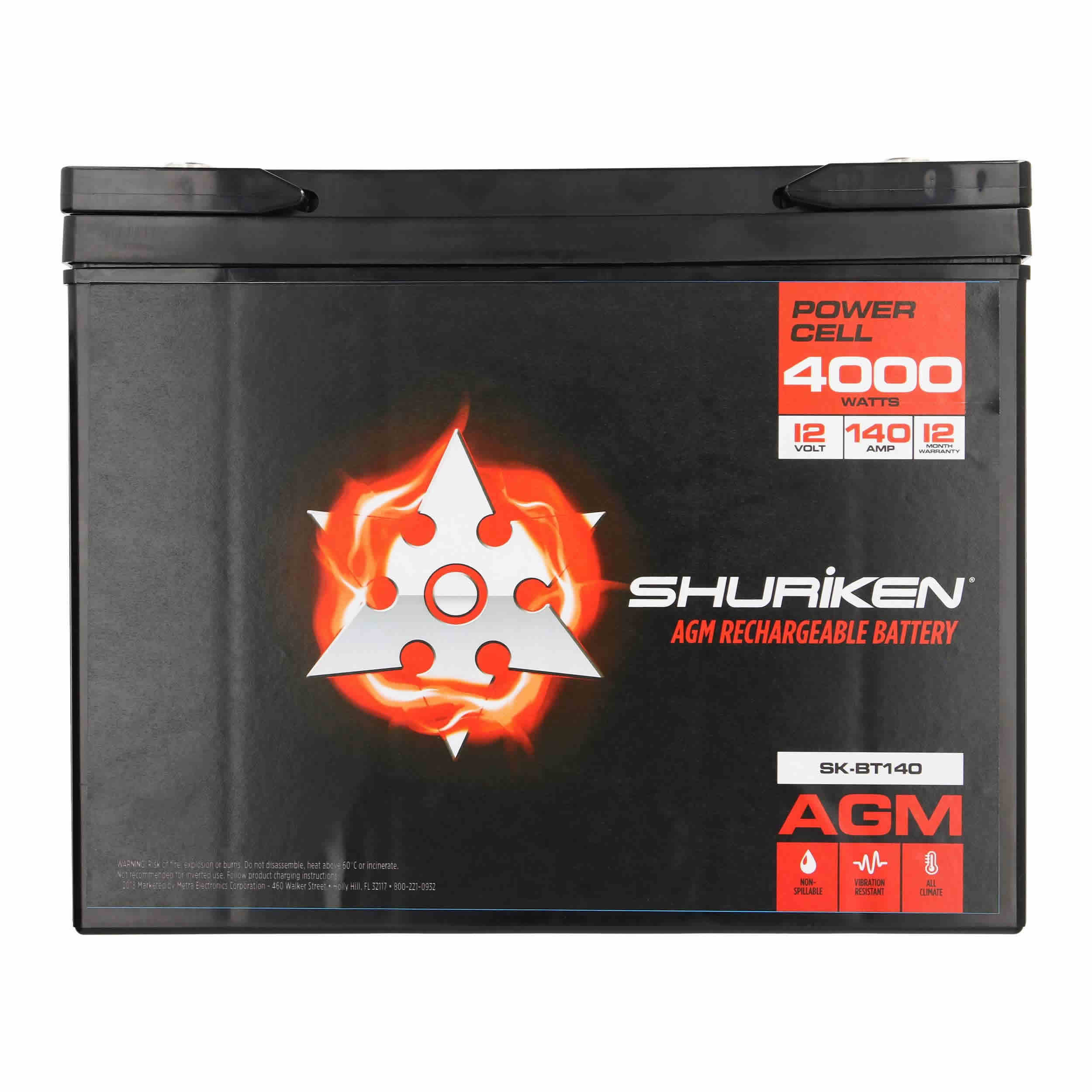 Shuriken SK-BT140, Battery '3800' 140 Amp Hour