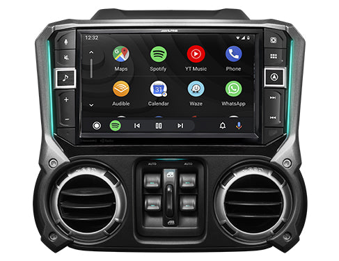 Alpine i509-WRA-JK, 9" Weather-Resistant Multimedia Receiver for Select JEEP Wrangler