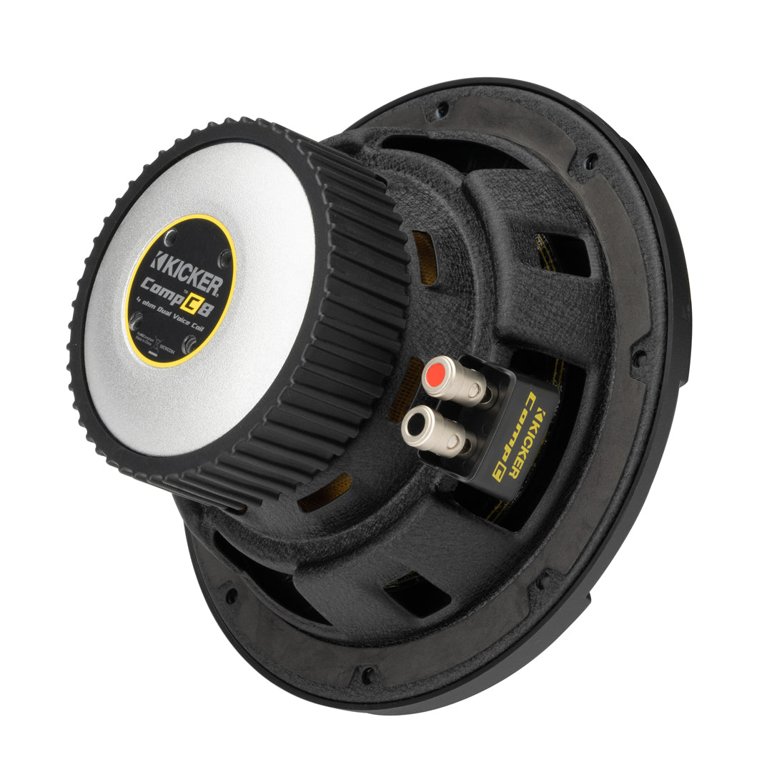 Kicker CWCD84, CompC 8" Single Voice Coil Subwoofer, 4 Ohm (50CWCD84)
