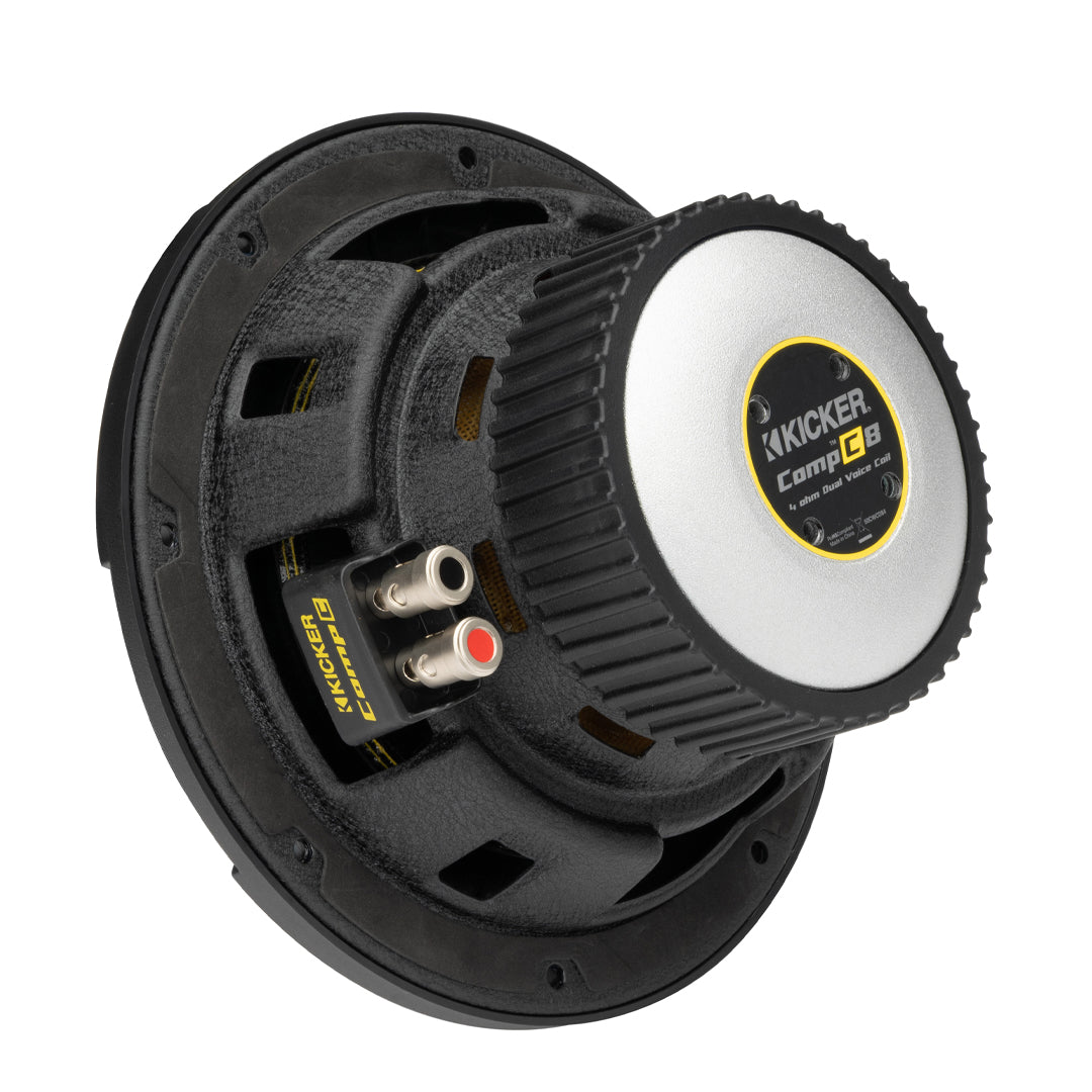 Kicker CWCD84, CompC 8" Single Voice Coil Subwoofer, 4 Ohm (50CWCD84)