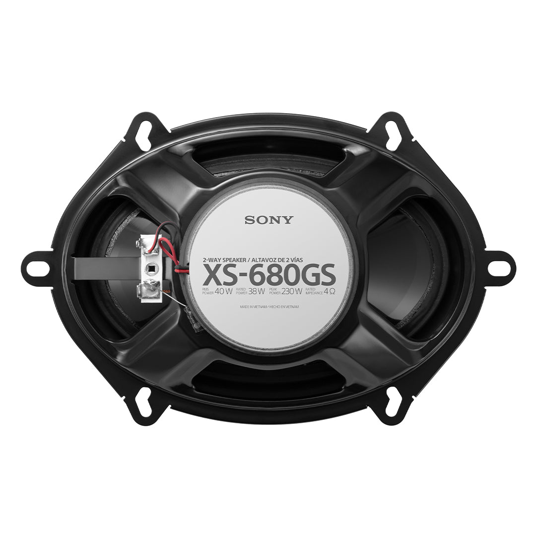 Sony XS-680GS, GS 6x8" 2-Way Coaxial Car Speakers, 230W Peak