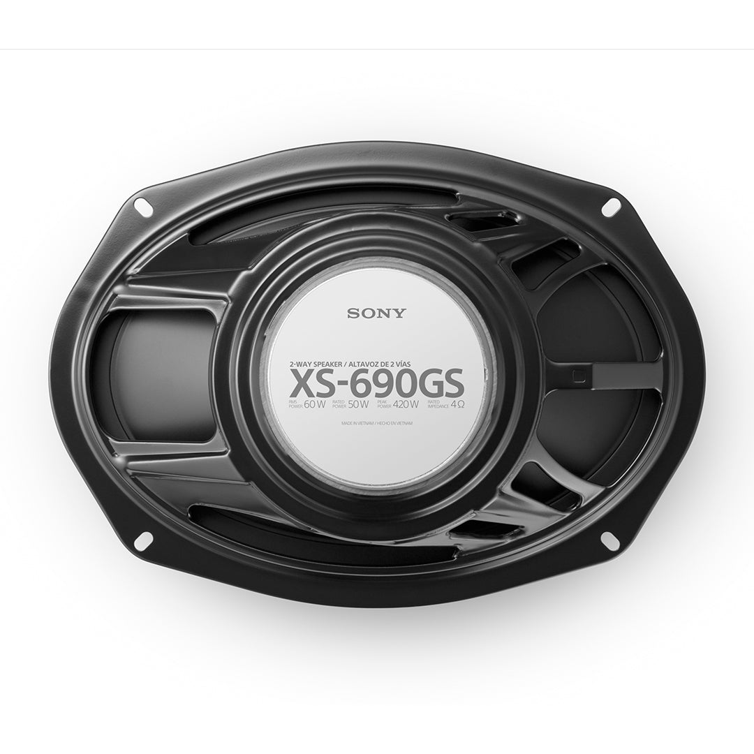 Sony XS-690GS, GS 6x9" 2-Way Coaxial Car Speakers, 420W Peak