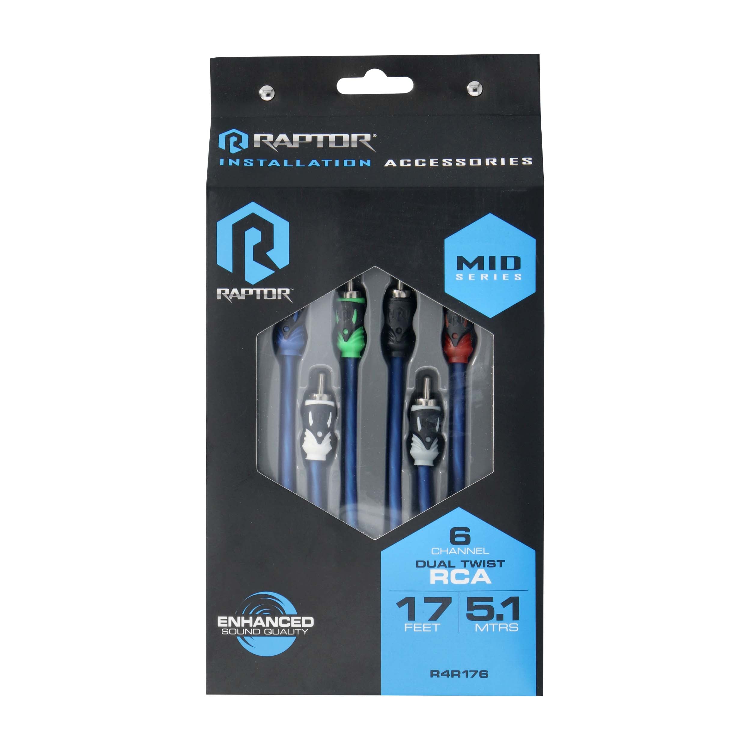 Raptor R4R176, RCA 6ch 17' *Six Channel*