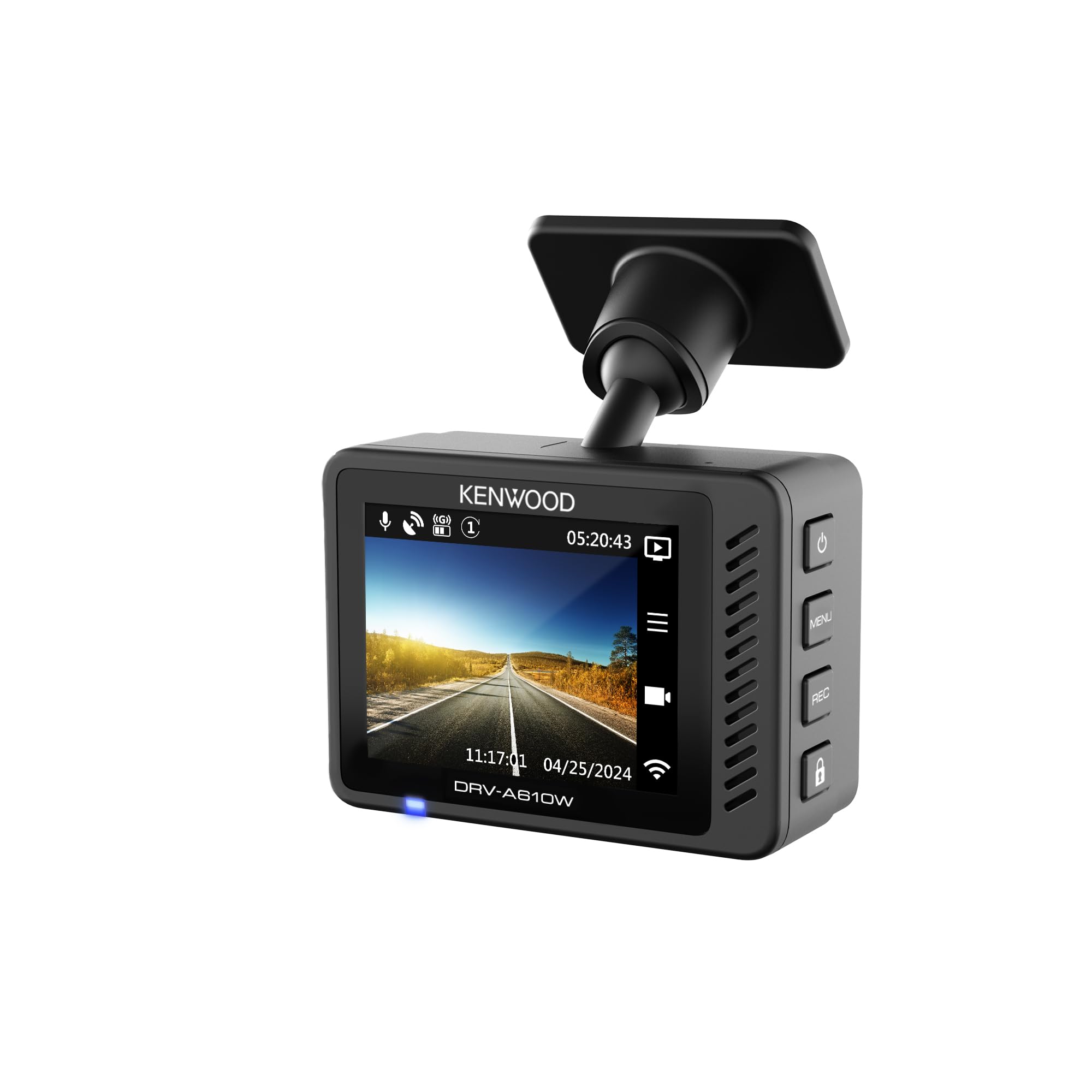 Kenwood DRV-A510WDP, Front & Rear Wide Quad HD Dash Cam System