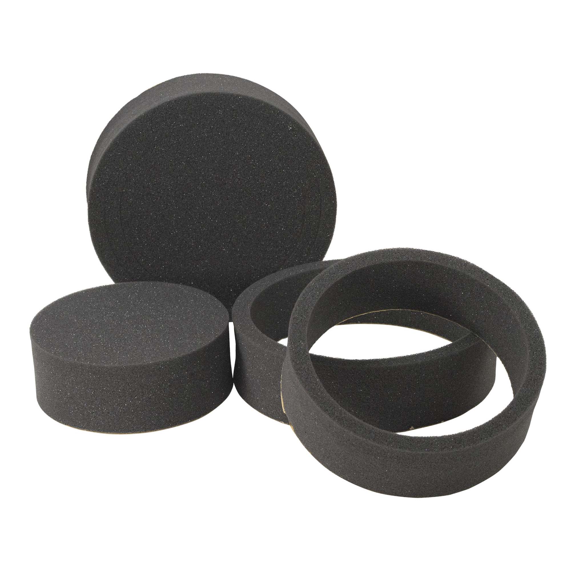Alpine HDZ-65, Status Series Hi-Res 6.5" 2-Way Speakers + Foam Baffle Kit Bundle