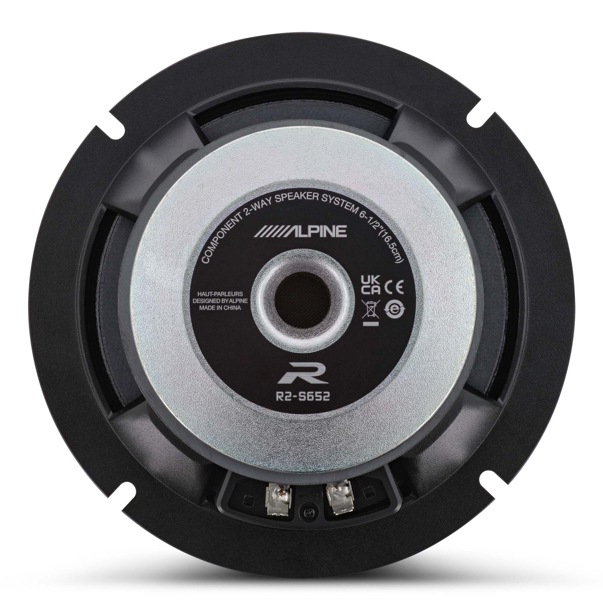 Alpine R2-S652, R Series 6.5" Pro 2-Way Hi-Res Speakers+ Foam Baffle Kit Bundle