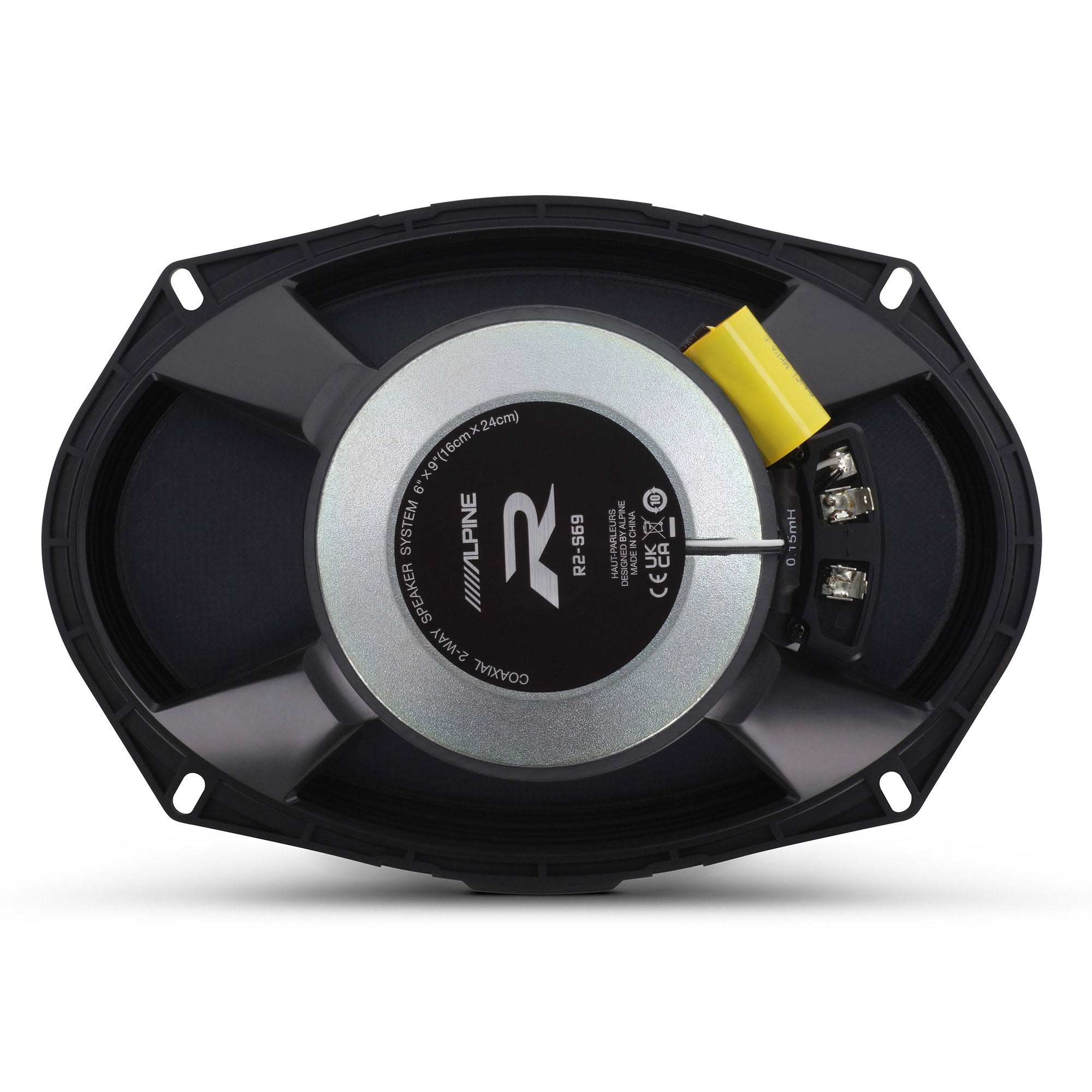 Alpine R2-S69, R Series 6x9" 2-Way Hi-Res Speakers + Foam Baffle Kit Bundle