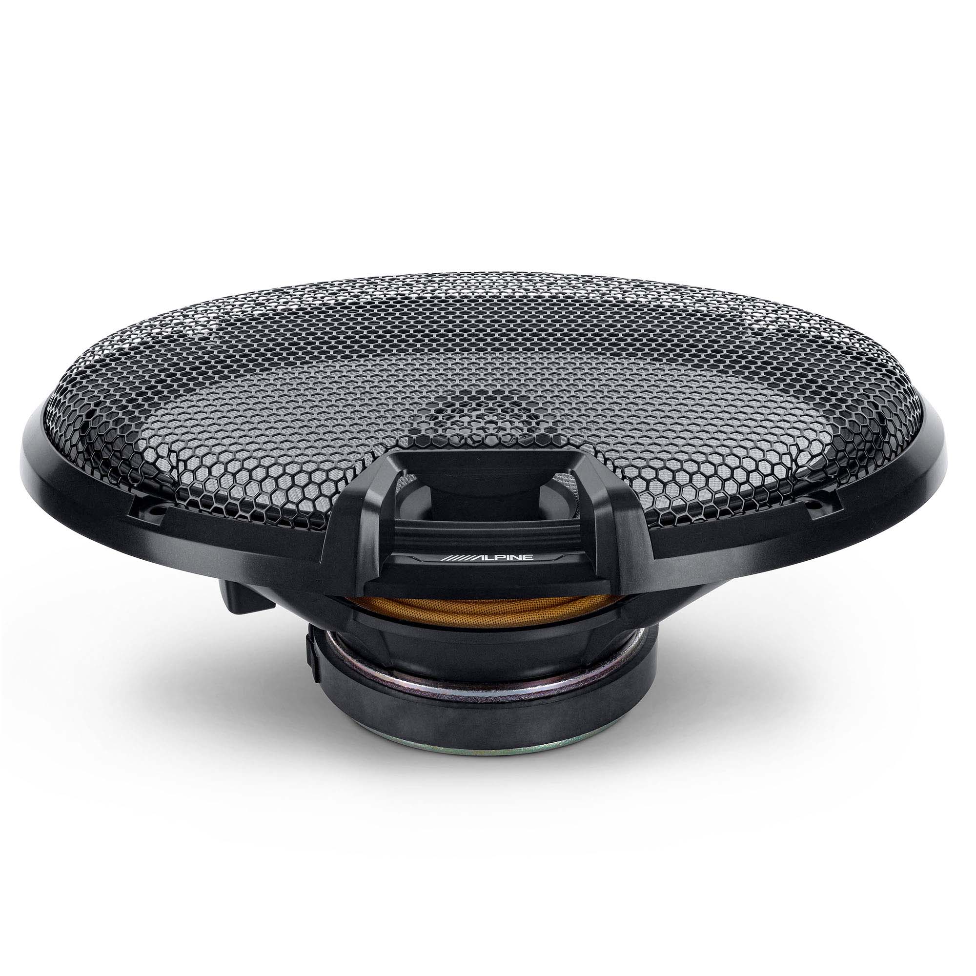 Alpine R2-S69, R Series 6x9" 2-Way Hi-Res Speakers + Foam Baffle Kit Bundle