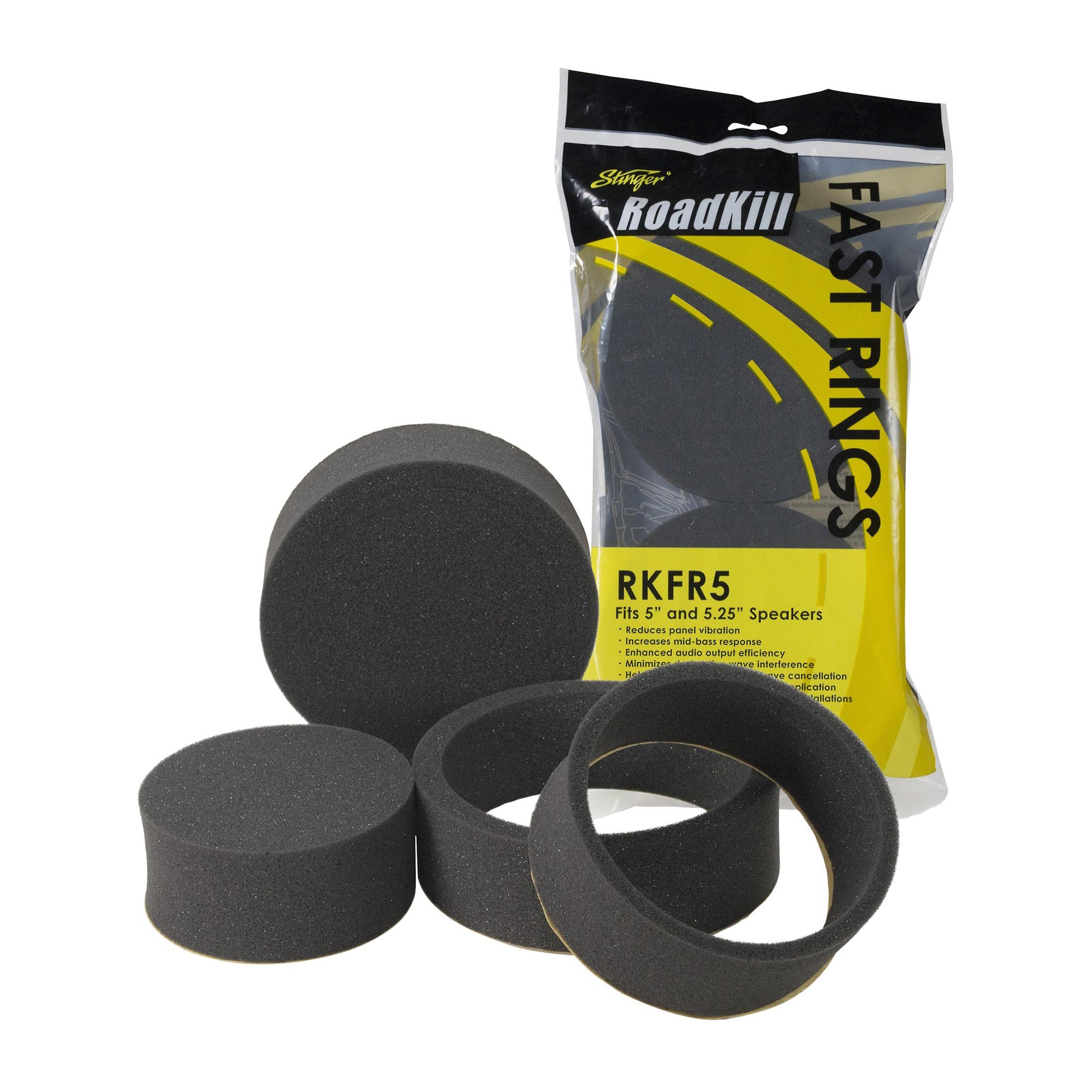 Alpine S2-S50, S Series 5" 2-Way Hi-Res Speakers + Foam Baffle Kit Bundle